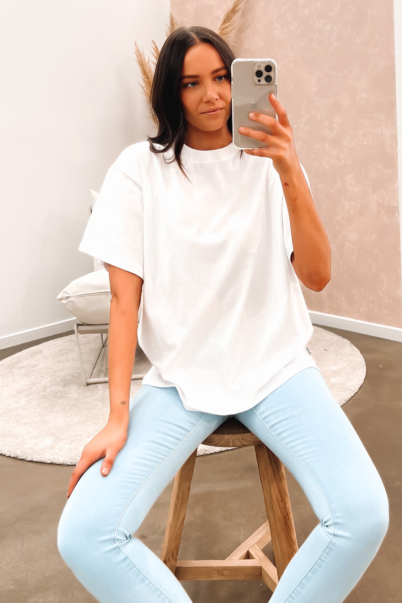 Koa Oversized Tee White