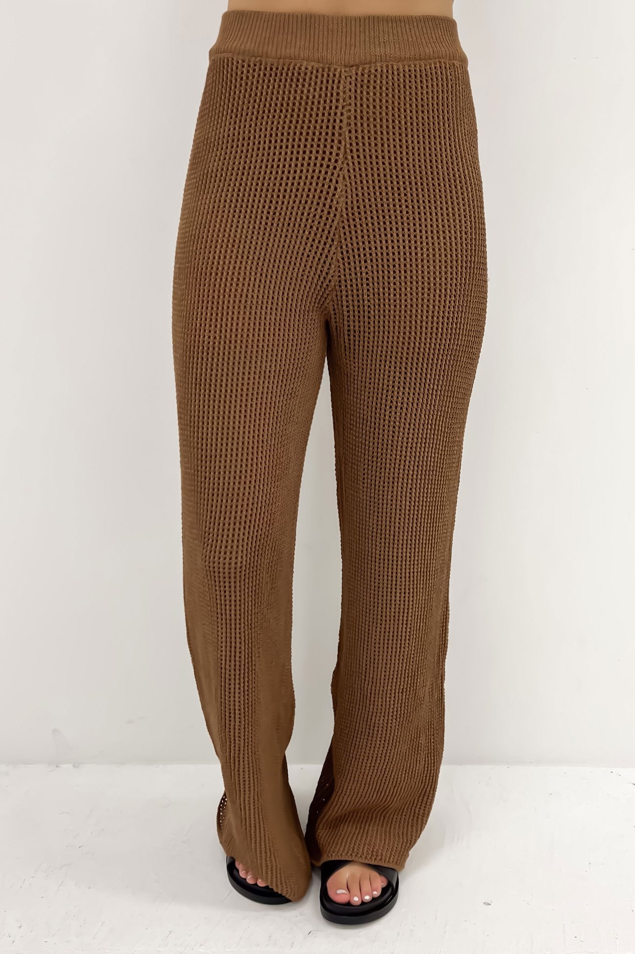 Kylah Knit Pant Chocolate