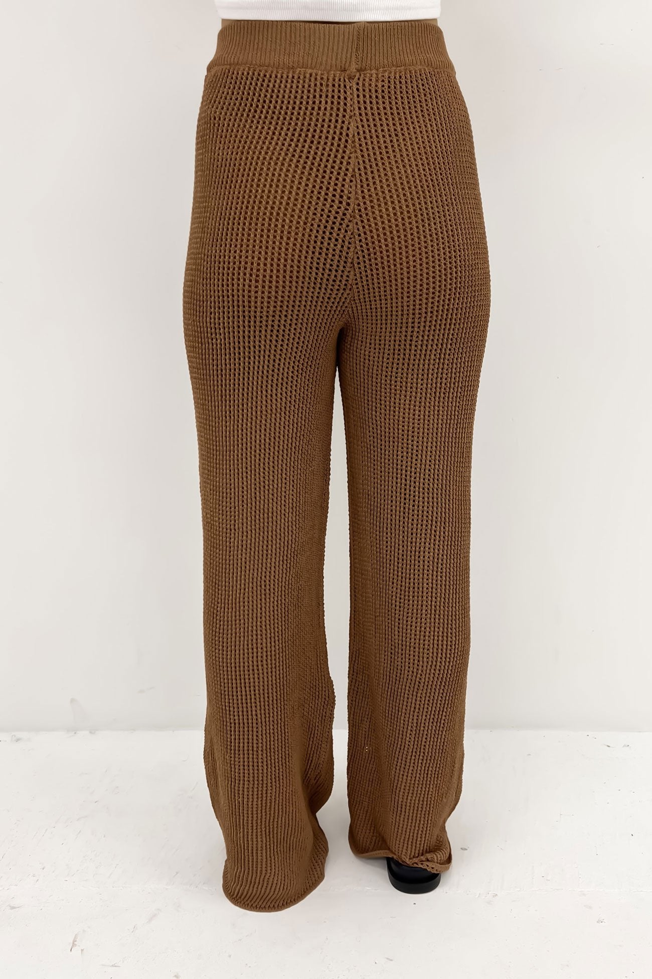 Kylah Knit Pant Chocolate