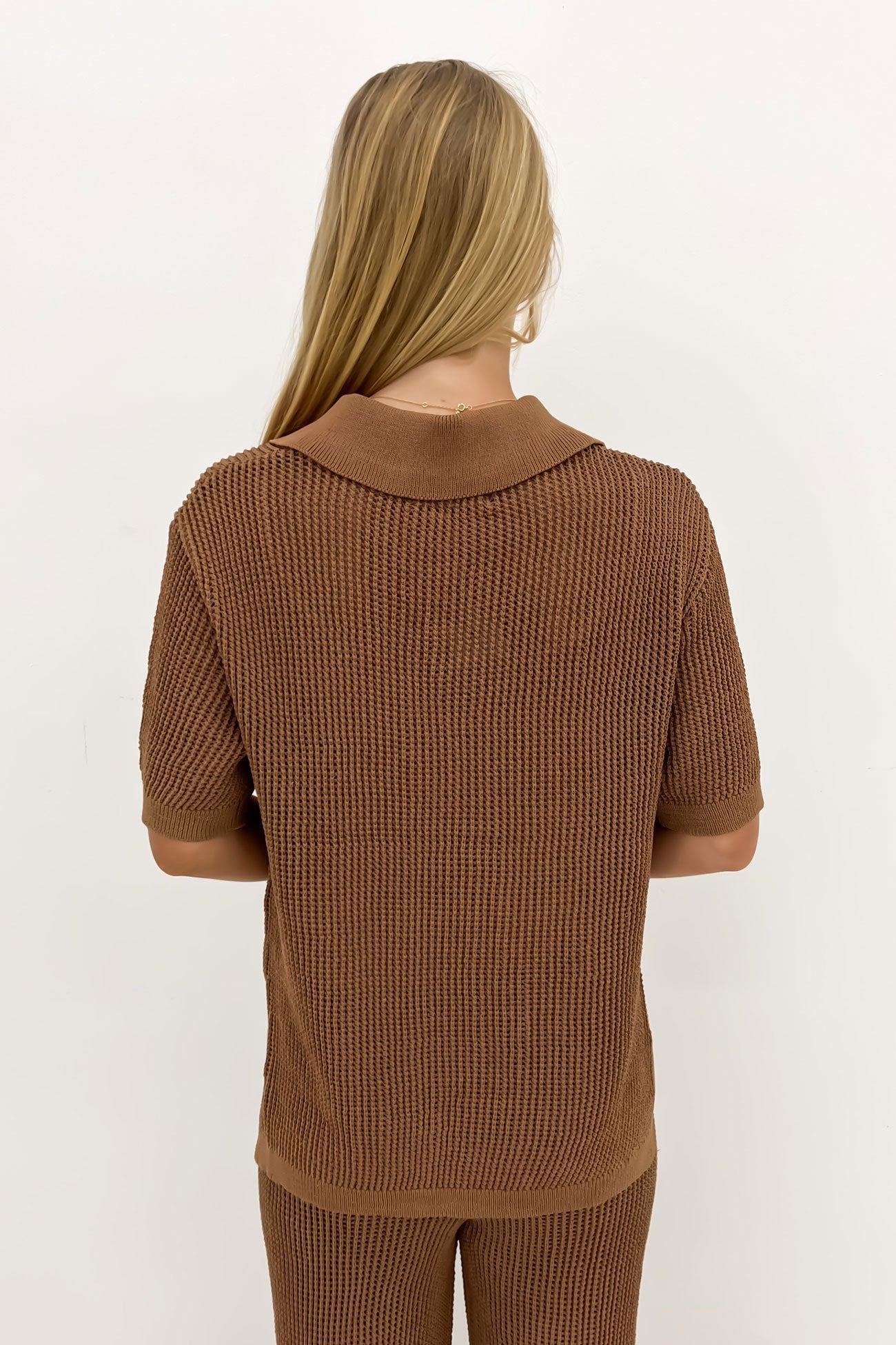 Kylah Knit Top Chocolate