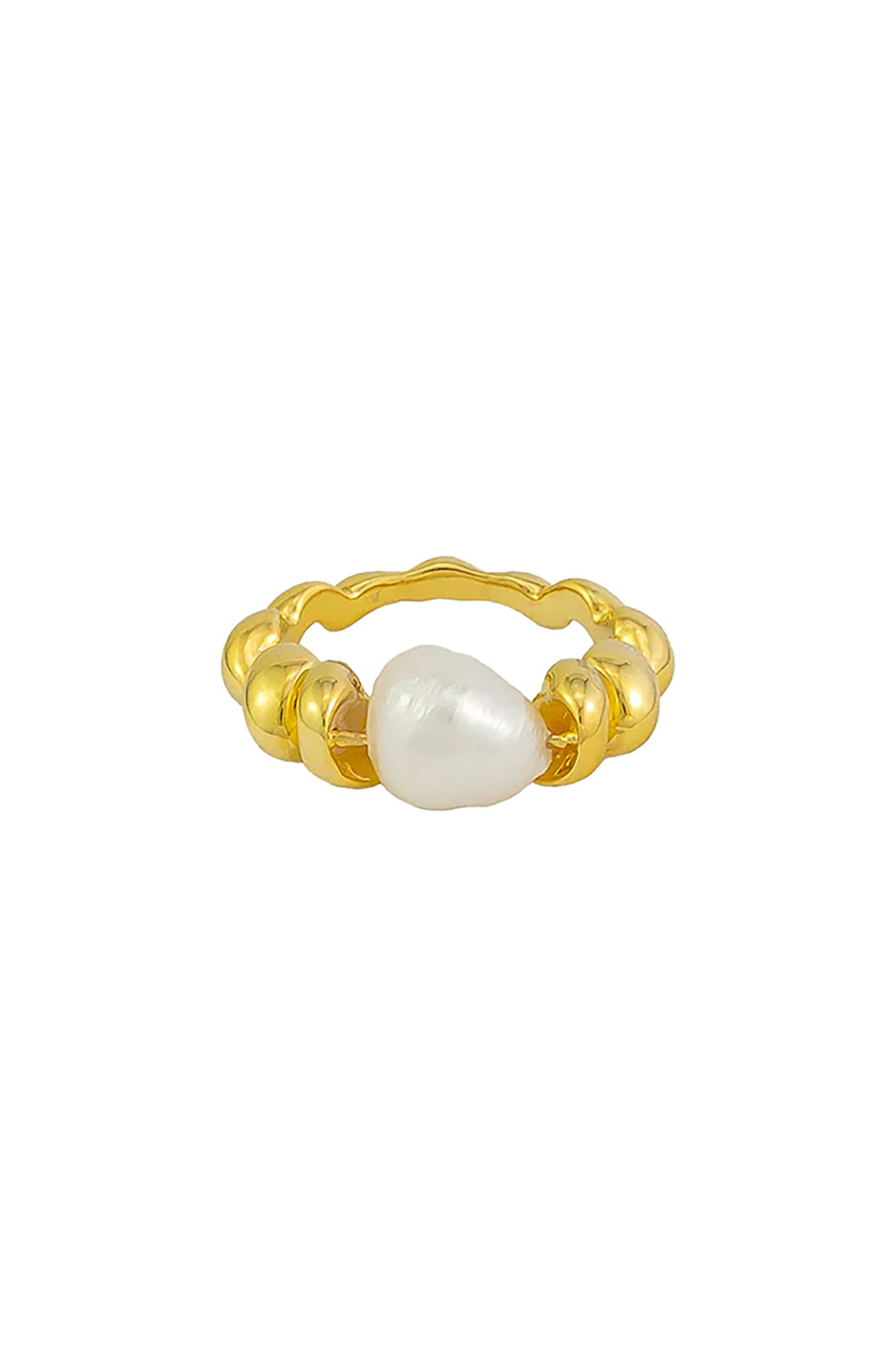 Lola Pearl Ring Gold