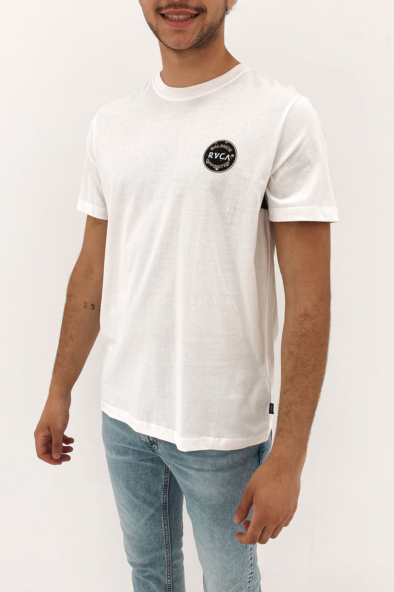 La Fleur Short Sleeve Tee Antique White