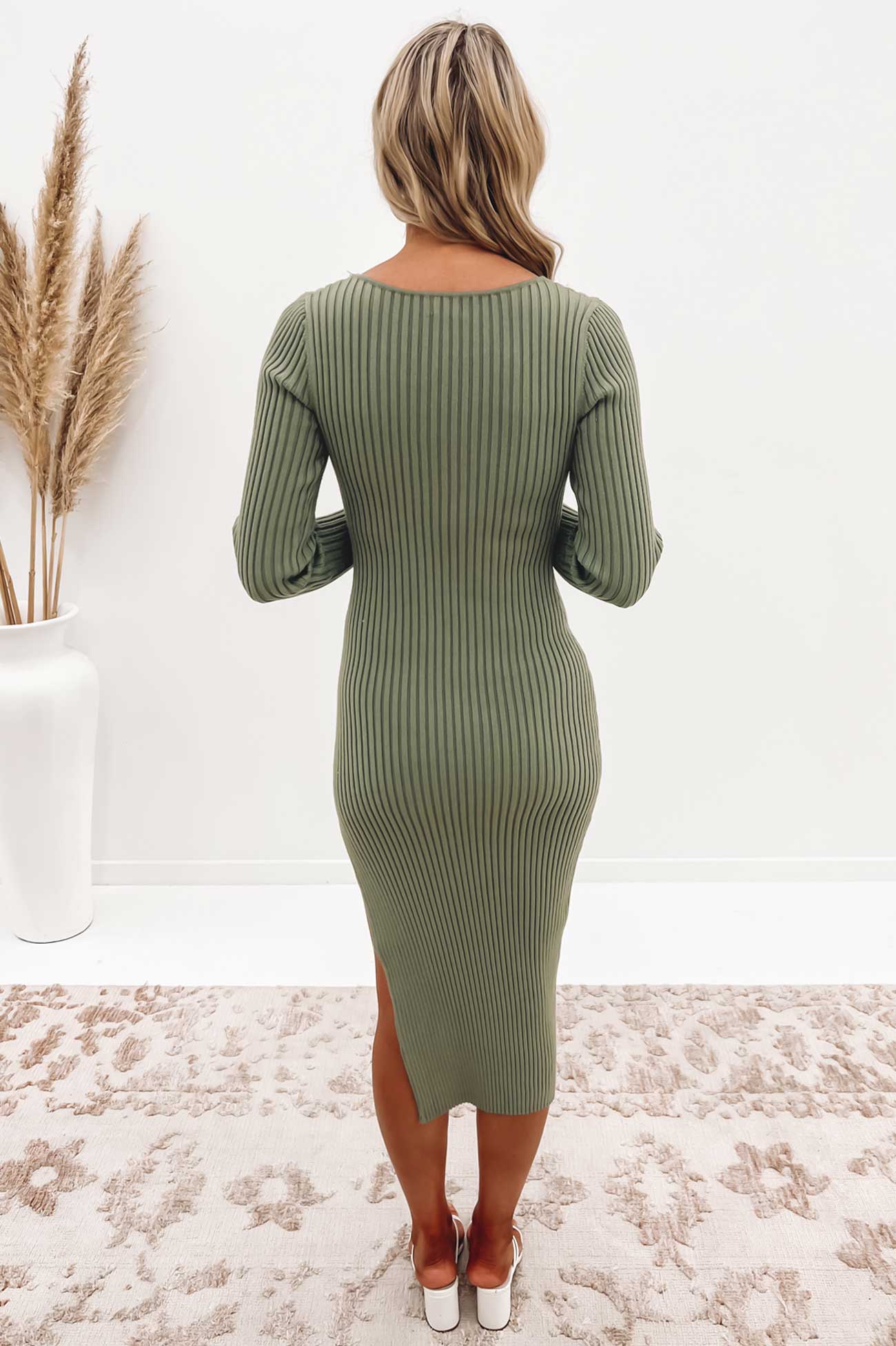 Landon Midi Dress Green