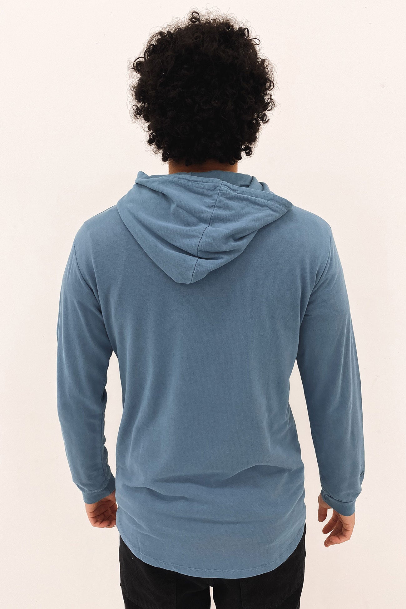 Launched Hooded Long Sleeve Blue