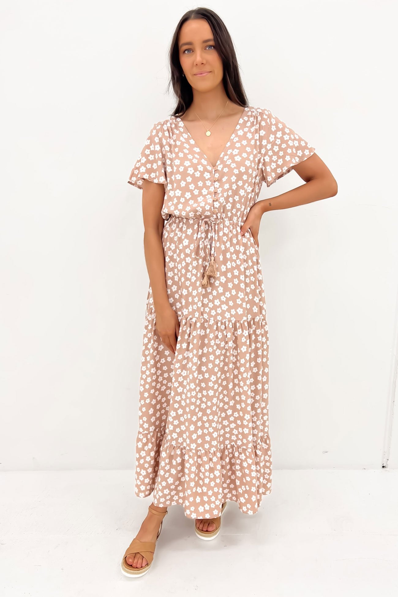 Laylah Maxi Dress Mocha