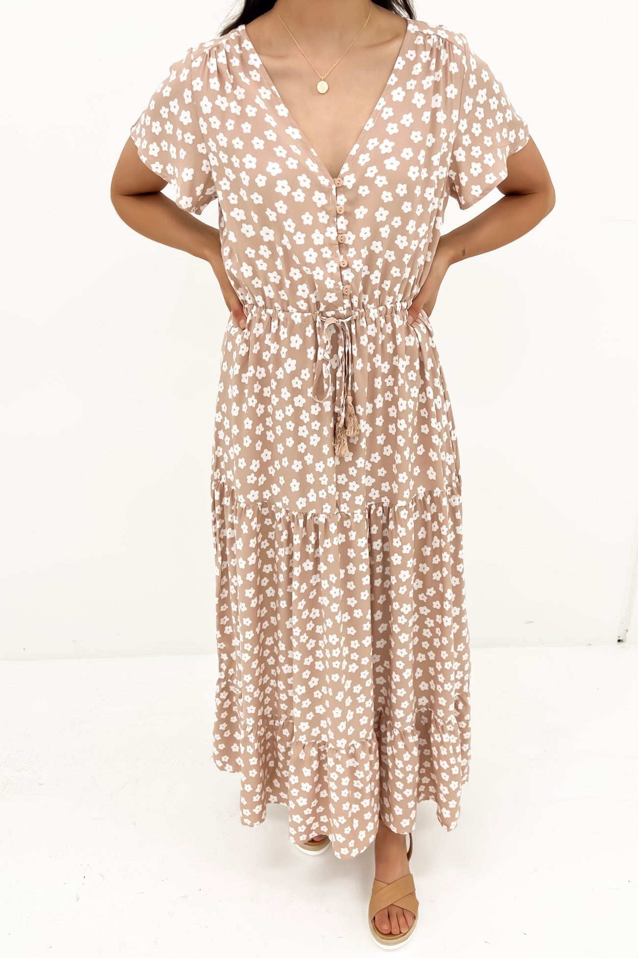 Laylah Maxi Dress Mocha