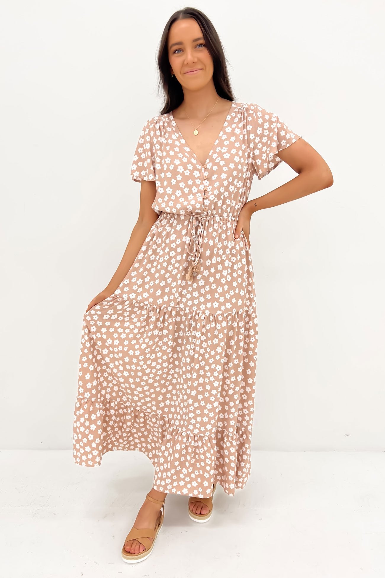 Laylah Maxi Dress Mocha