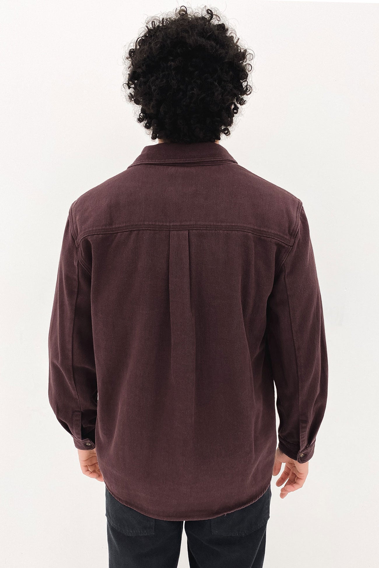 Lee Worker Shirt Concrete Purple