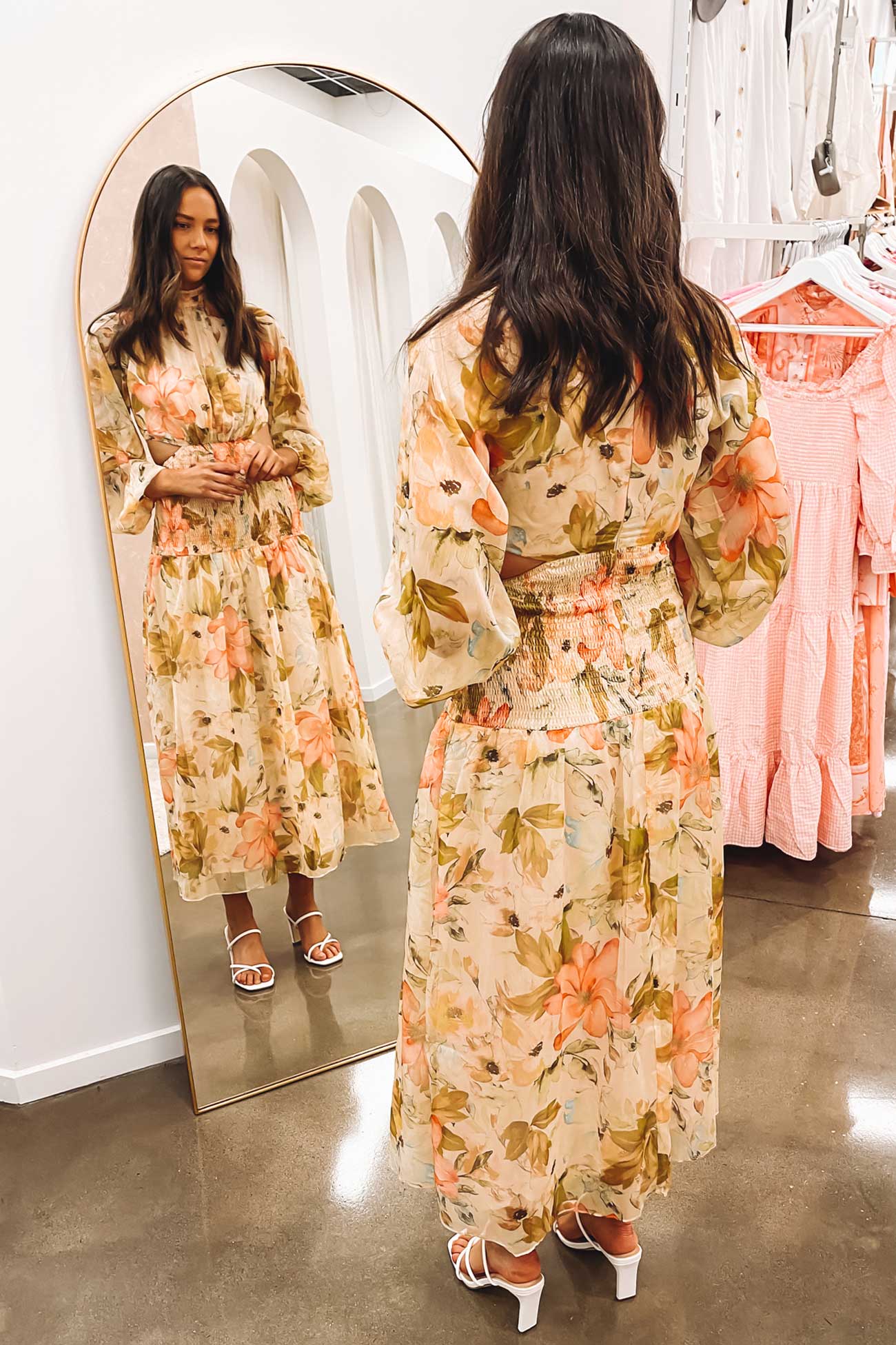 Leelie Maxi Dress Floral