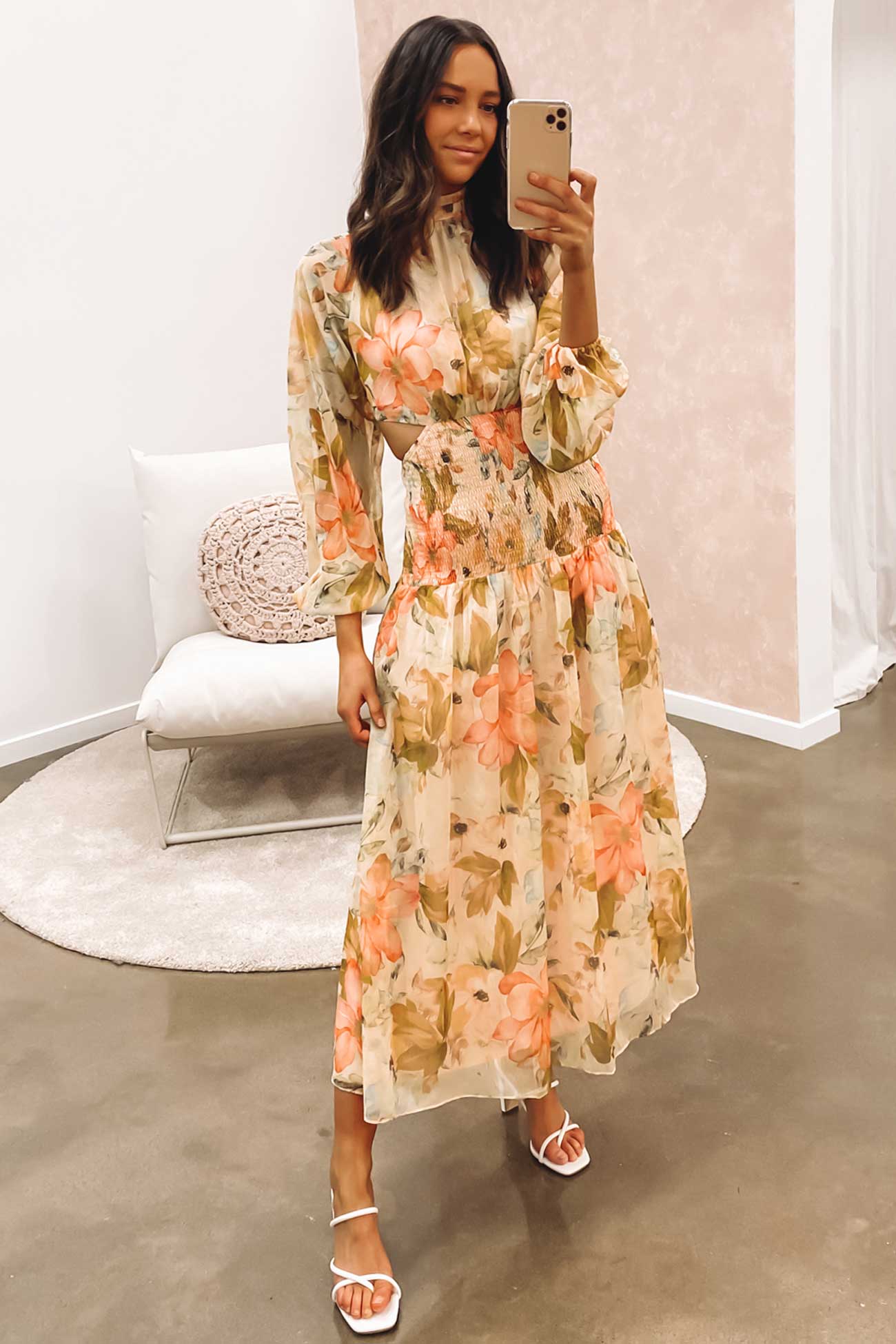 Leelie Maxi Dress Floral