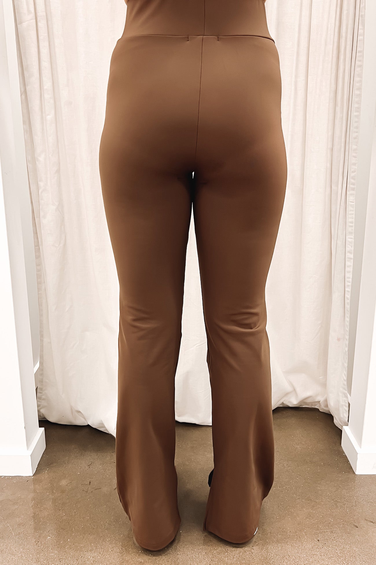 Leighton Flare Pant Brown