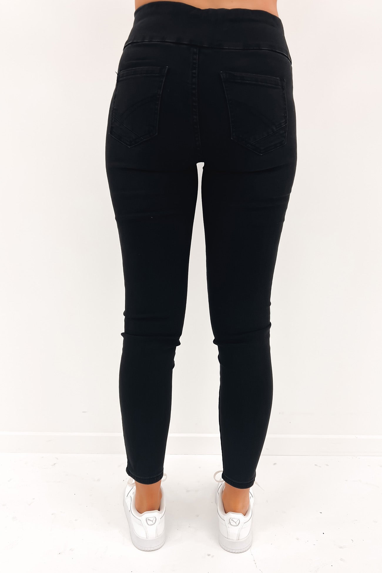 Lenny Stretch Jean Washed Black