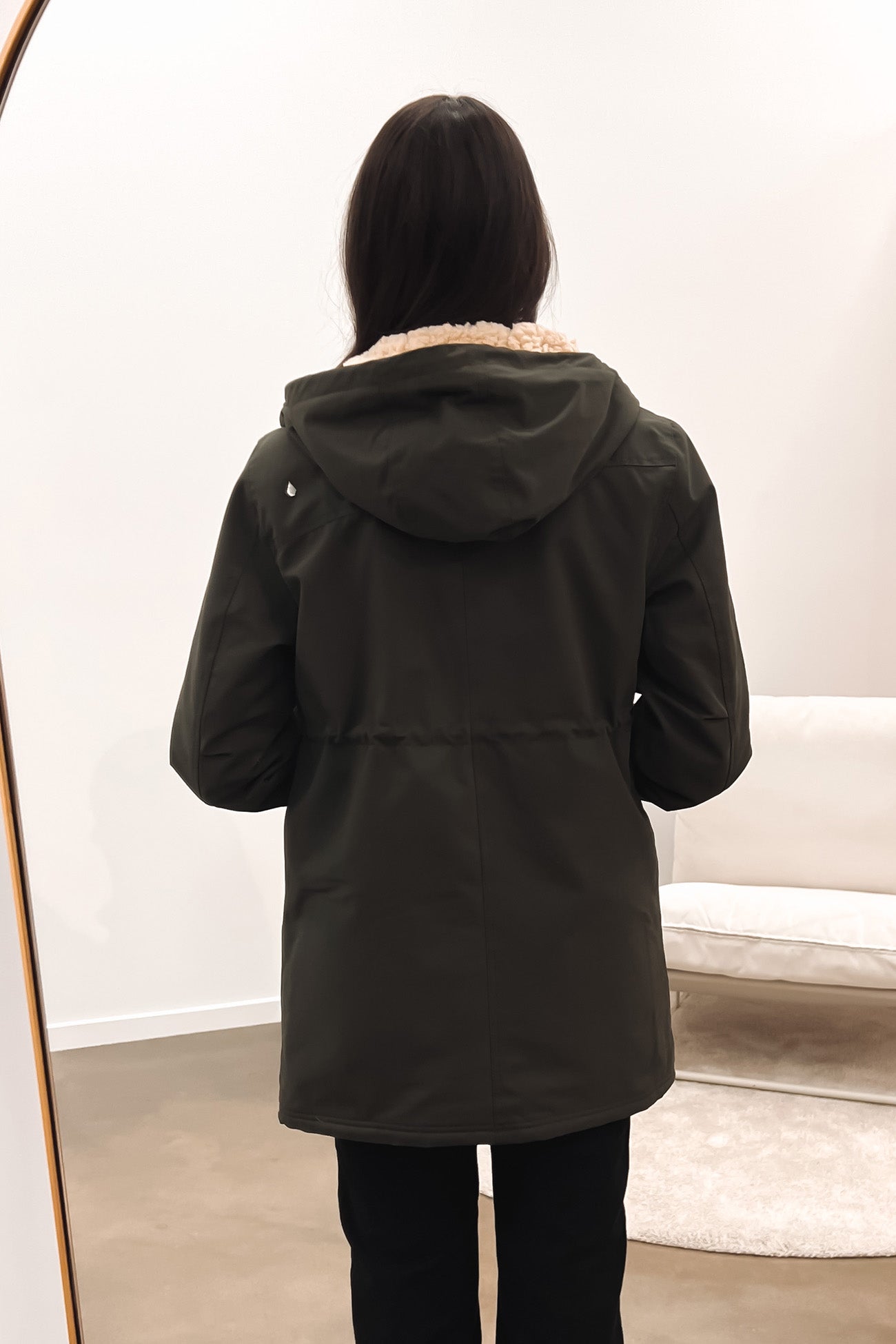 Less Is More 5K Parka Jacket Rinsed Black