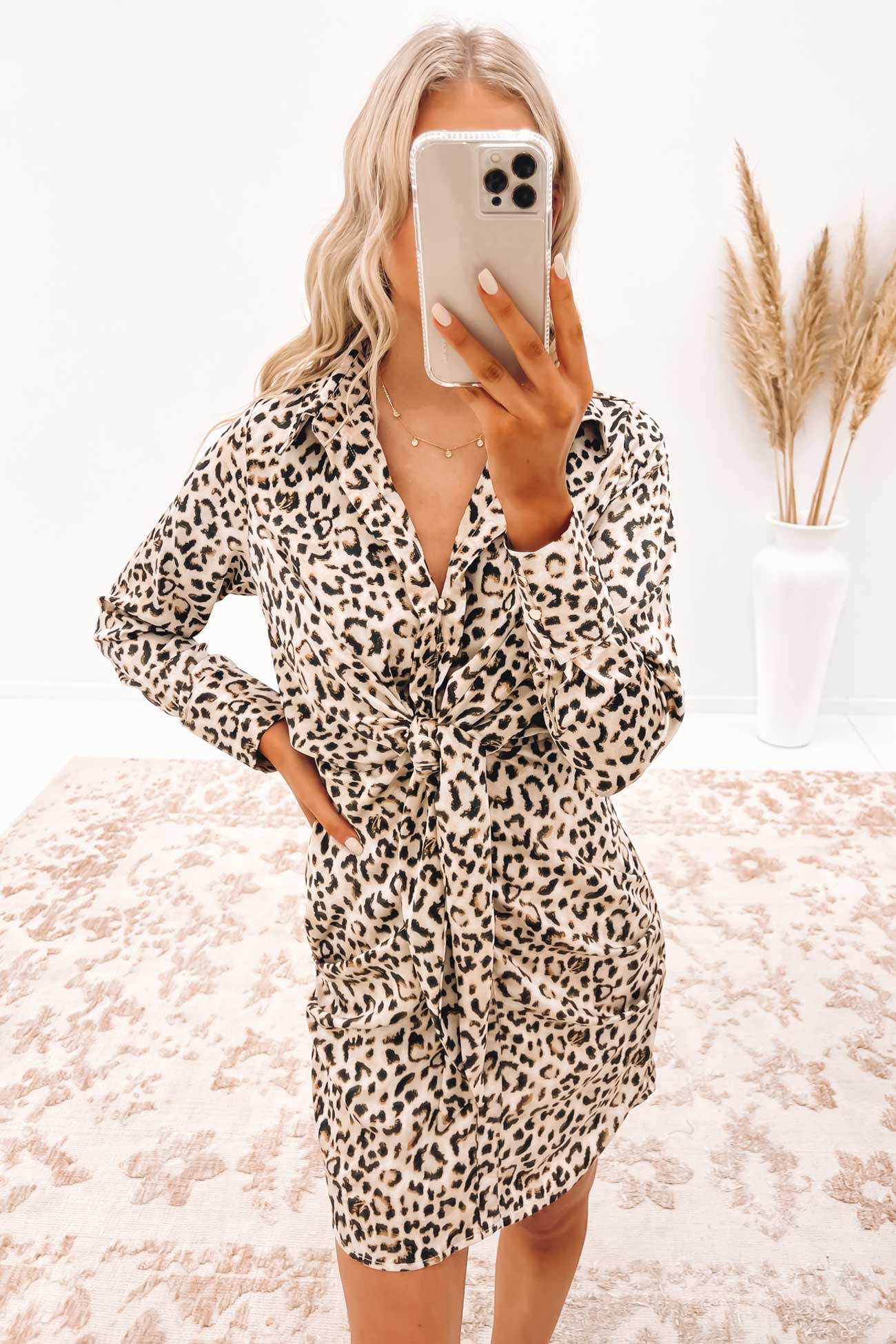 Letisha Mini Dress Leopard