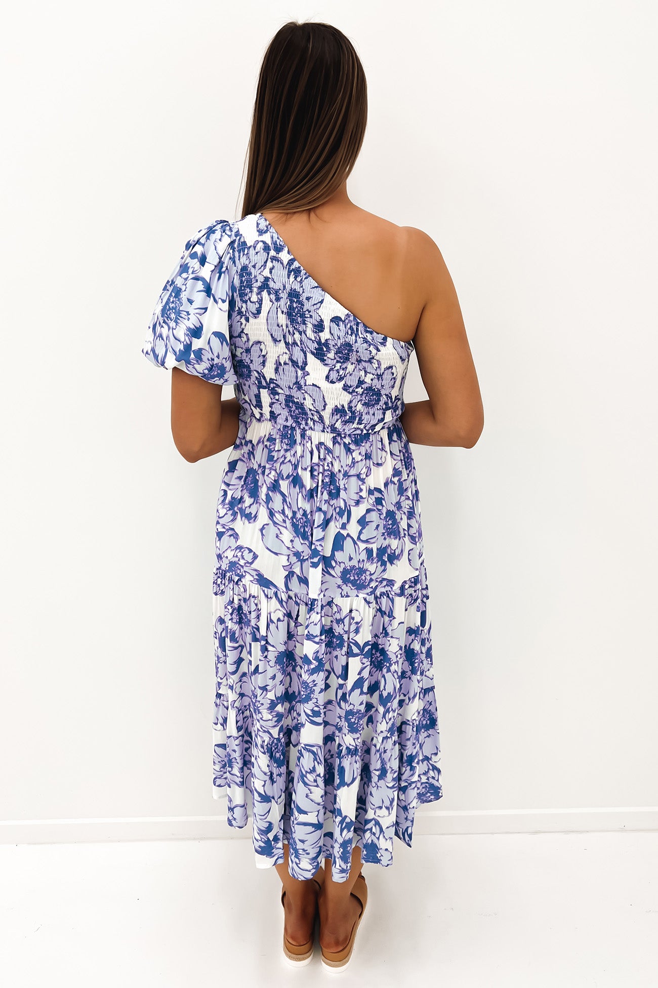 Liam Midi Dress Blue Purple