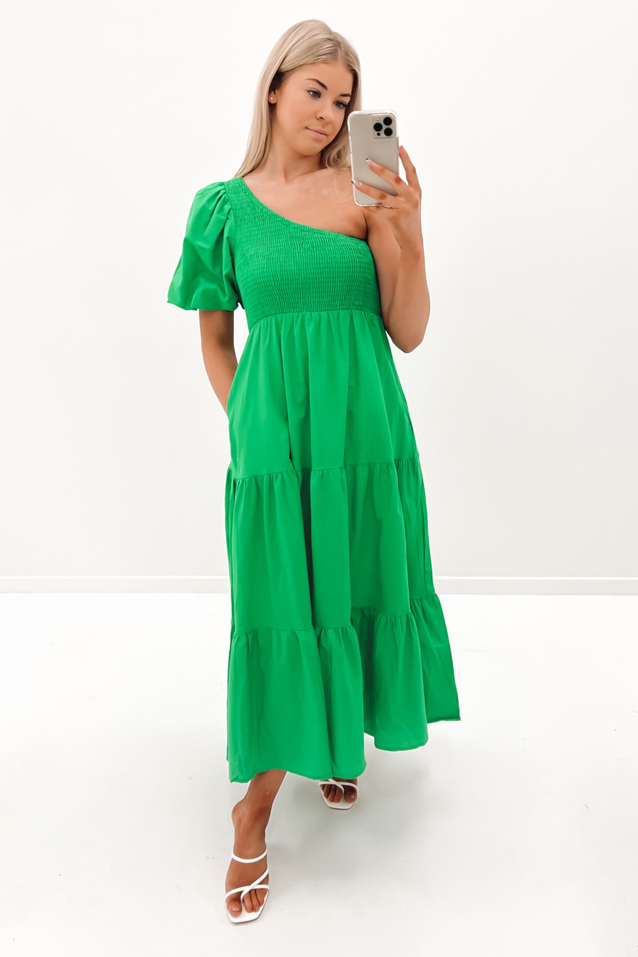 Lillie Midi Dress Green