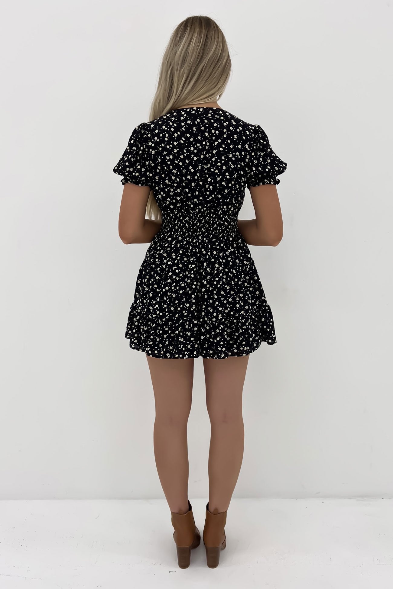 Lily Floral Mini Dress Print