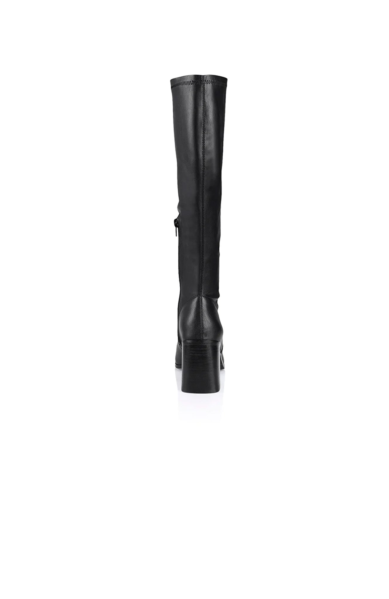 Linden Tall Boot Black Smooth