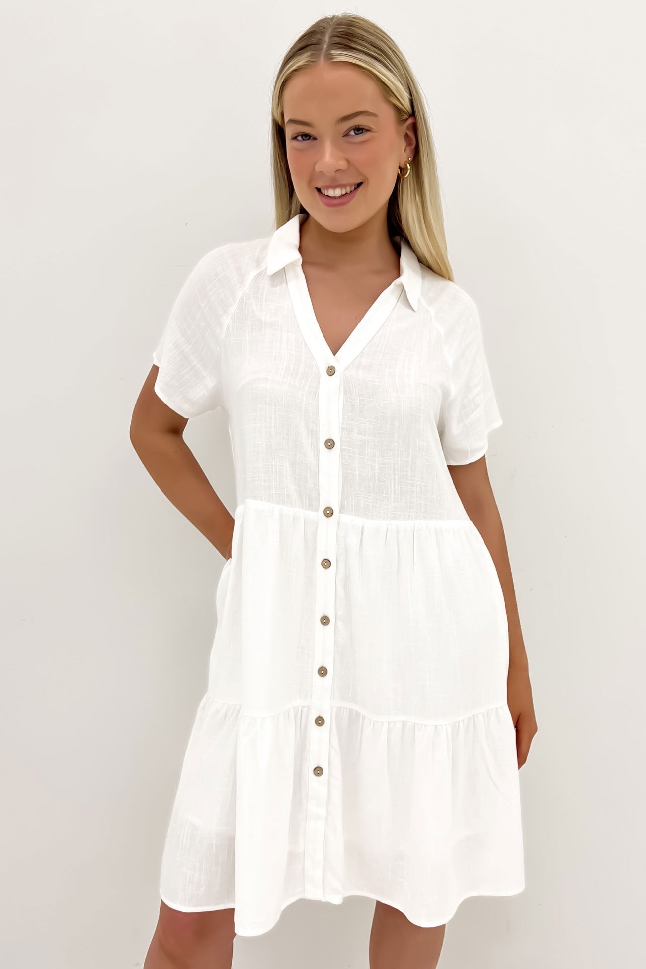 Little Paradise Mini Dress White