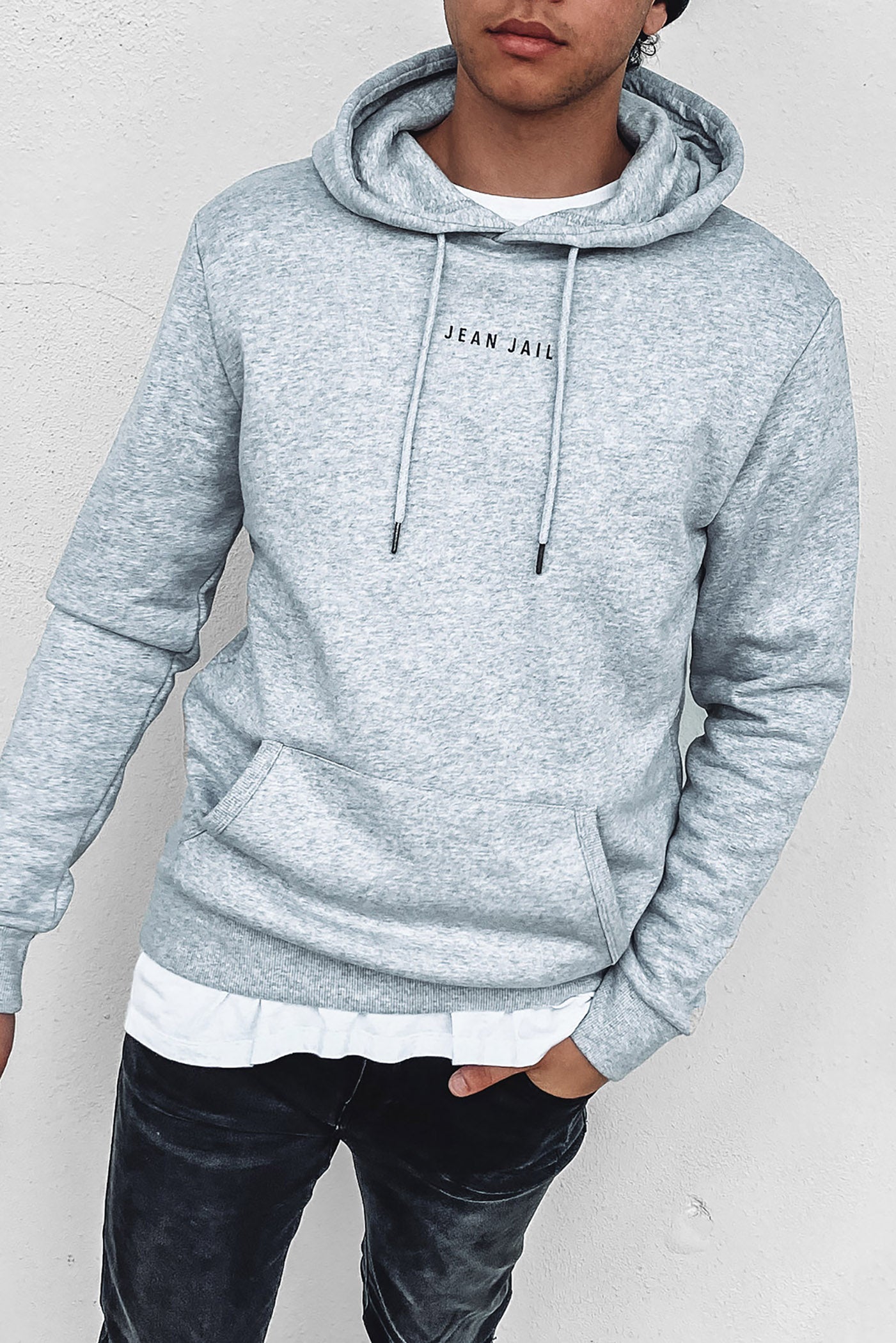 Logo Hoody Grey Marle