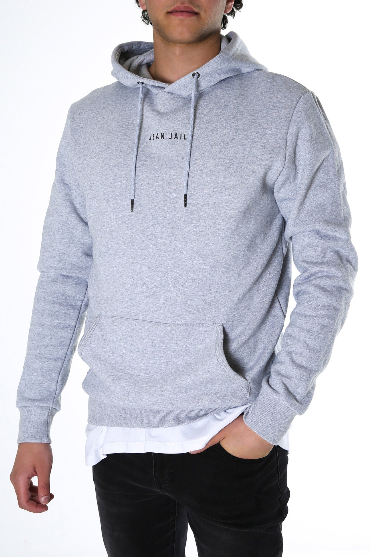 Logo Hoody Grey Marle