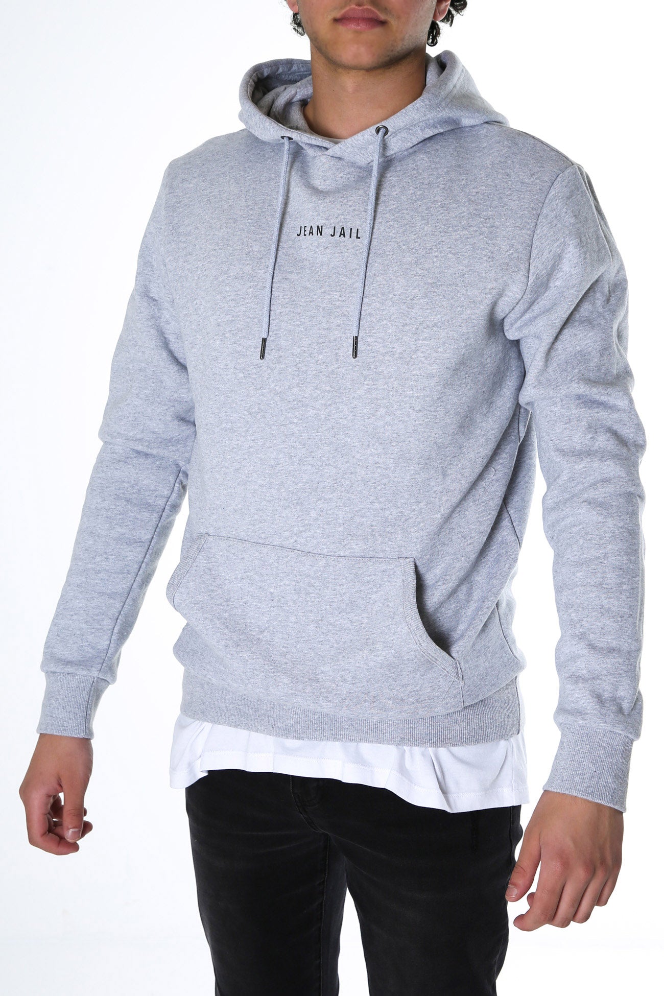 Logo Hoody Grey Marle