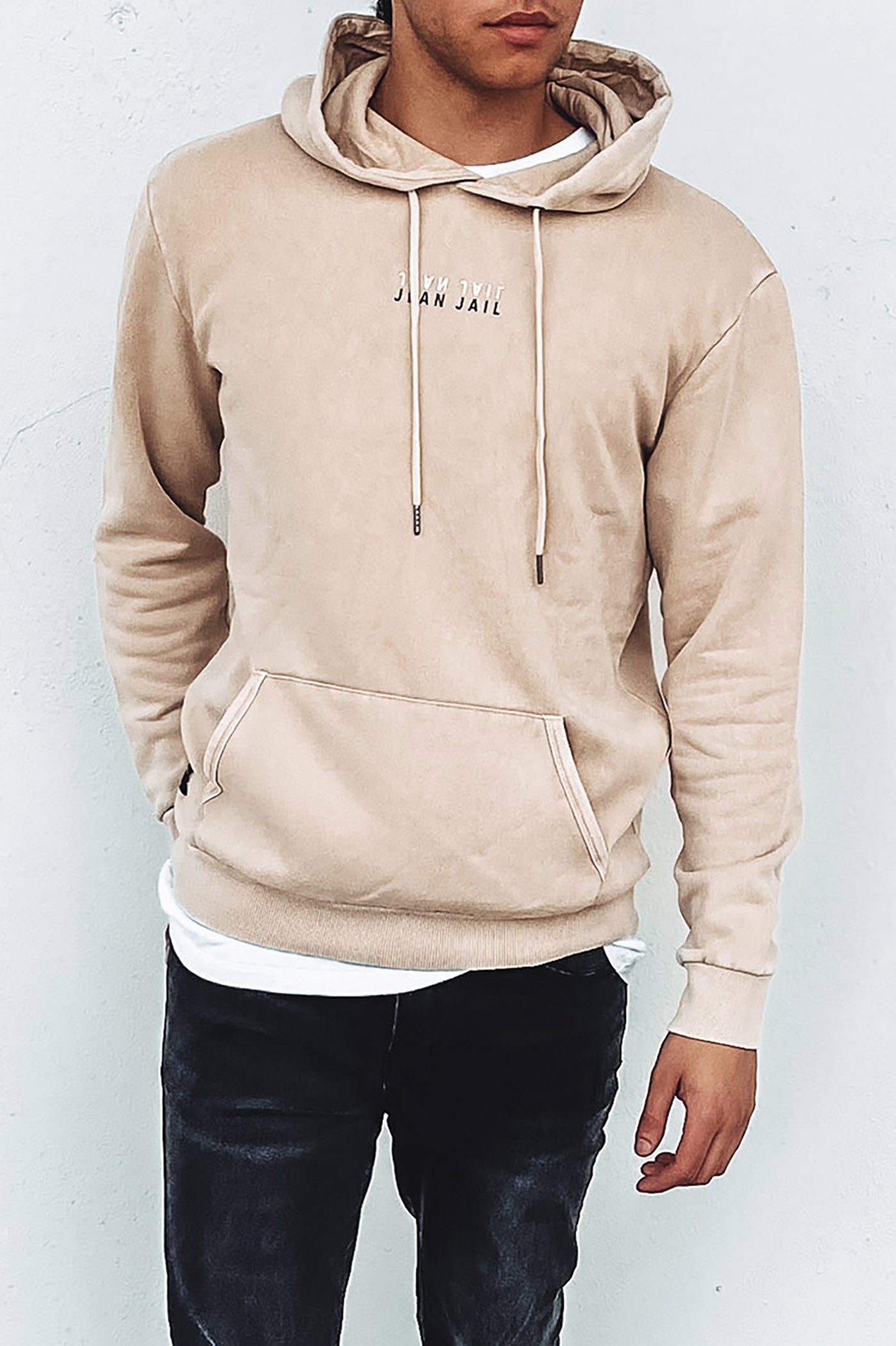 Logo Hoody Tan