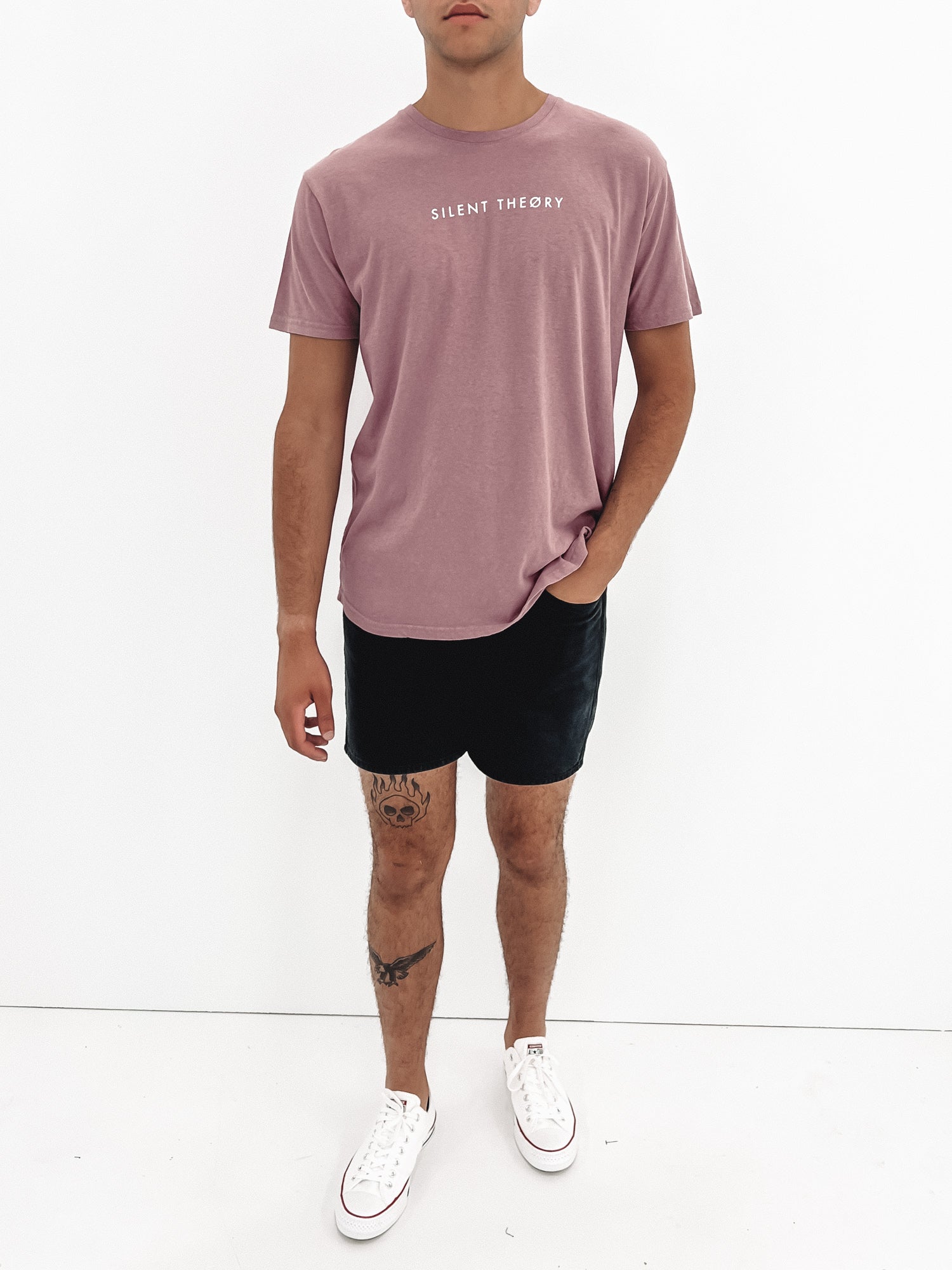 Logo Short Sleeve Tee Lilac