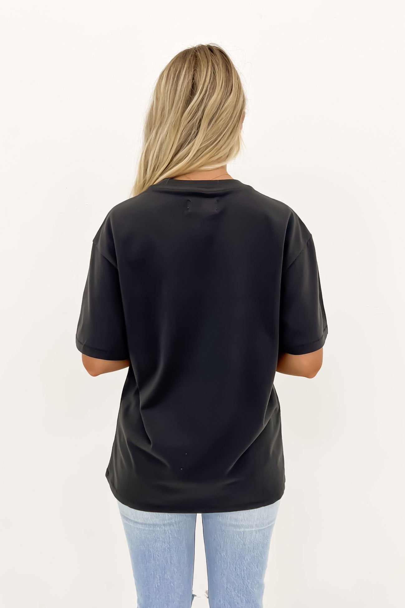 Looking Glass Slouch Tee Worn Black