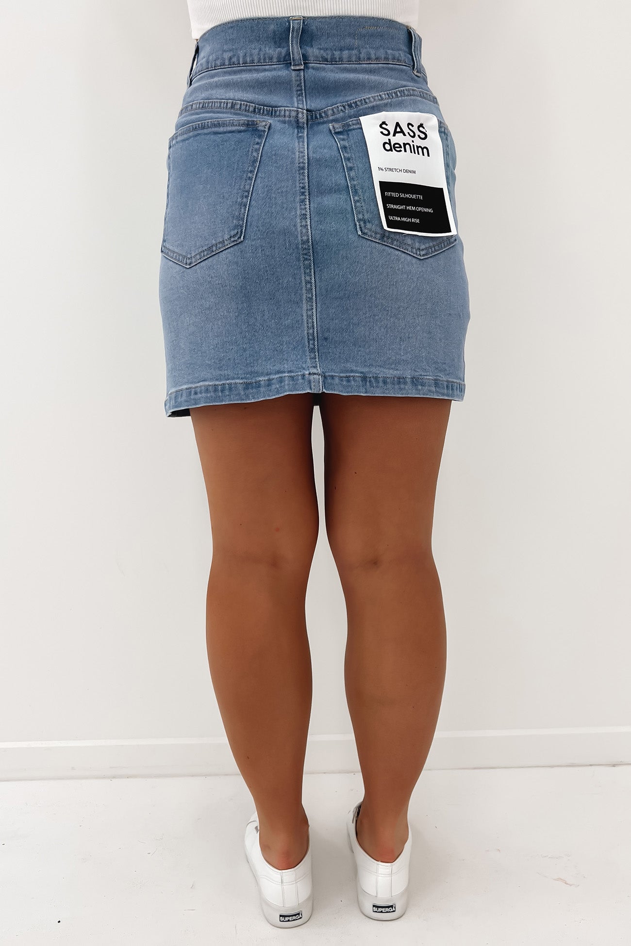 Lucy Denim Mini Skirt 95 Wash