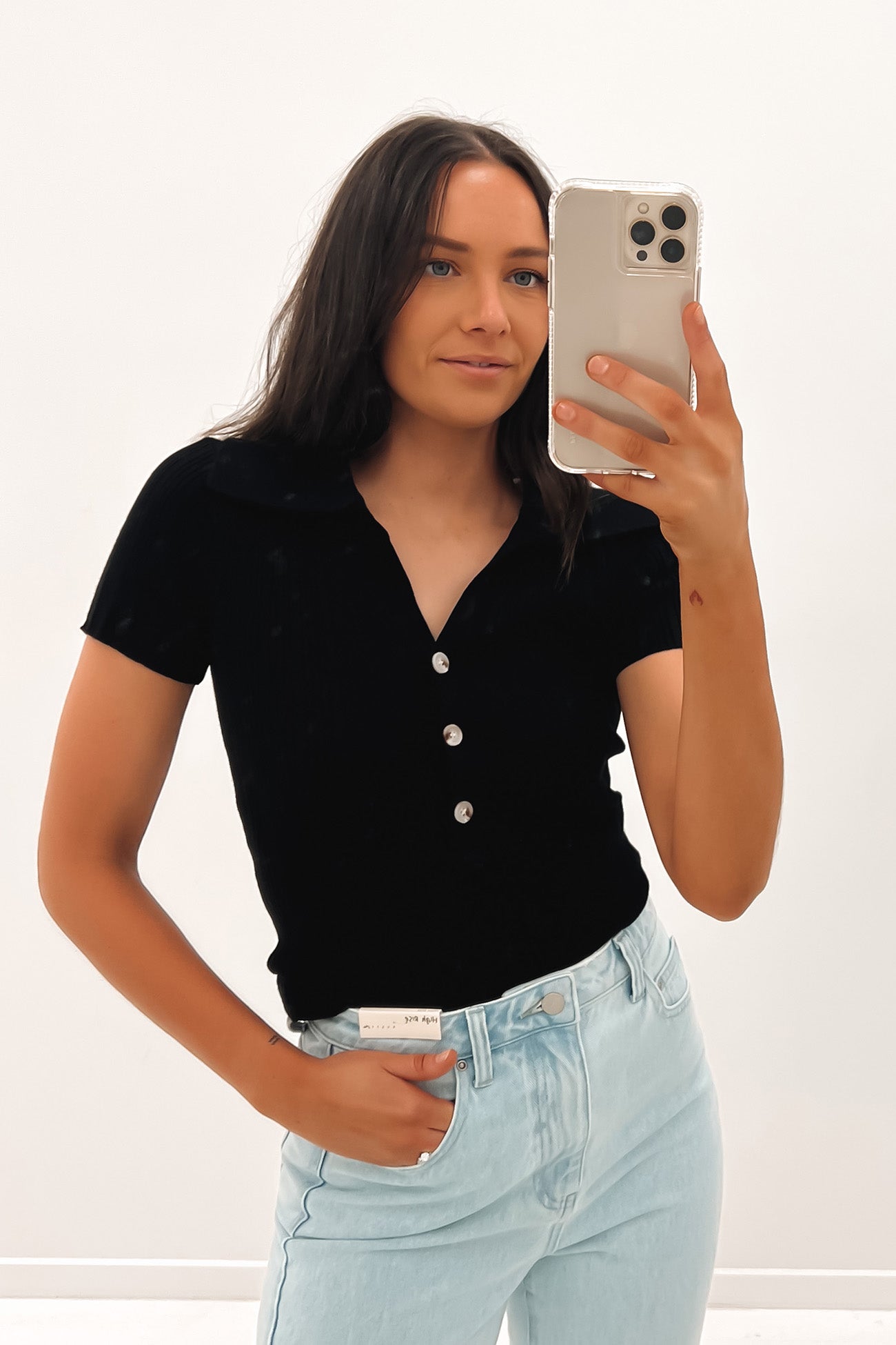 Luna Top Black