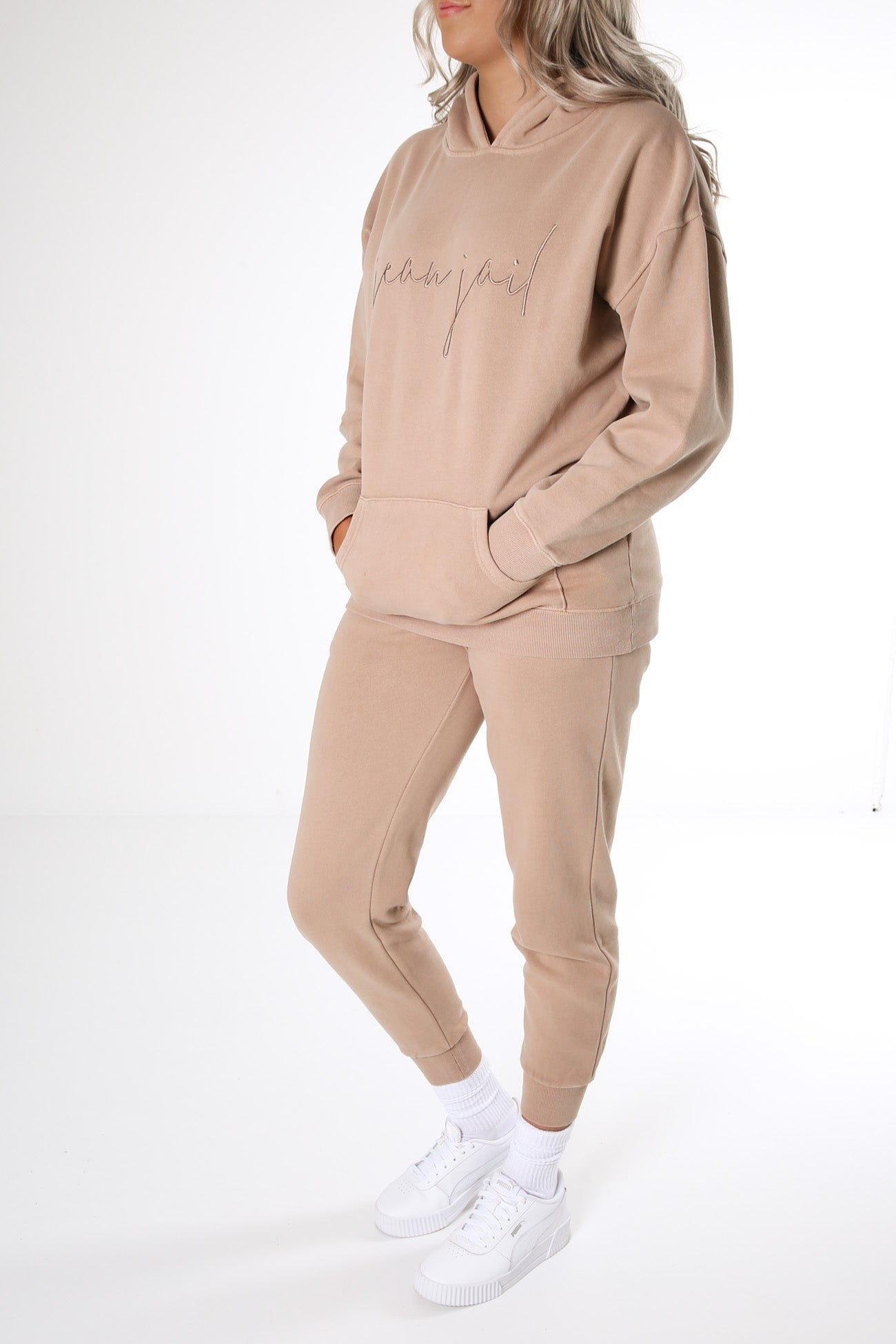 Luxe Lounge Hoody Brown