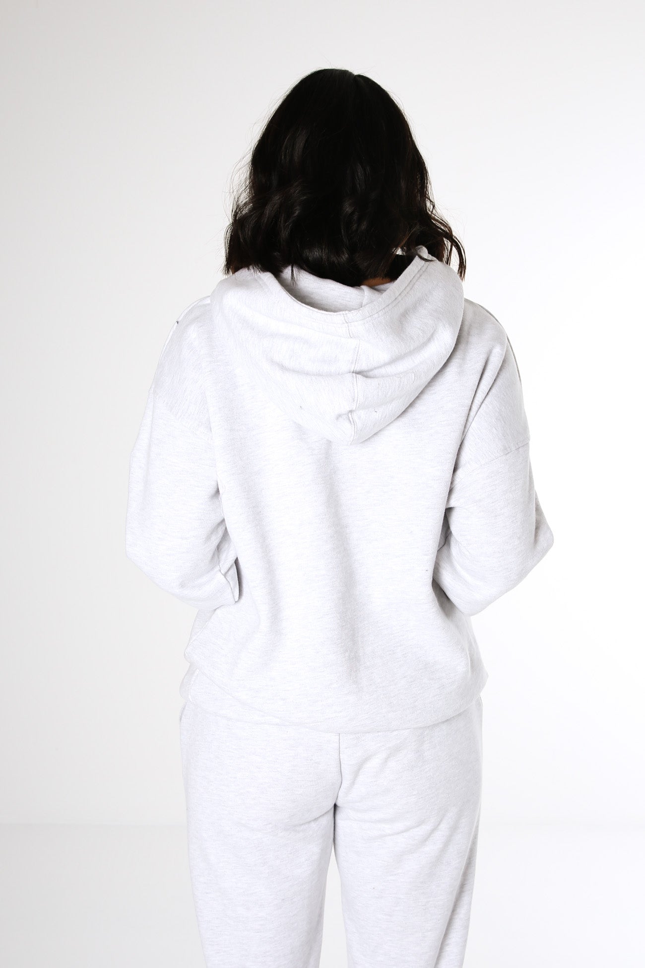 Luxe Lounge Hoody Snow Marle