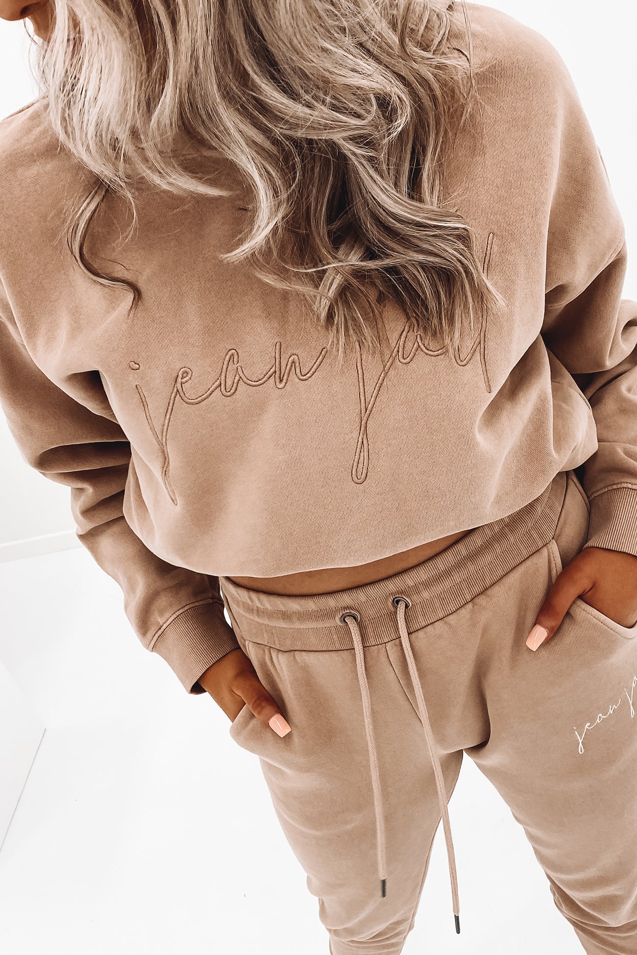 Luxe Lounge Hoody Brown