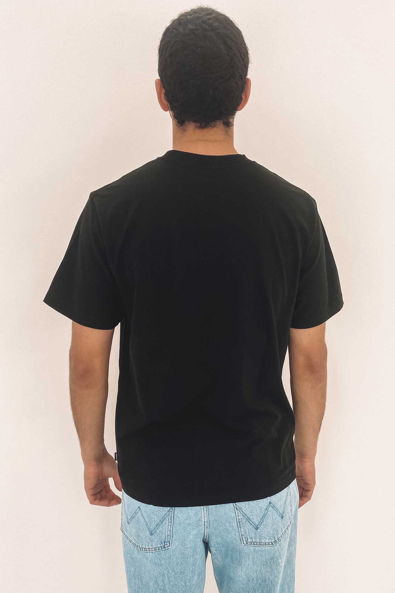 Machine Recycled Retro Fit Tee Black