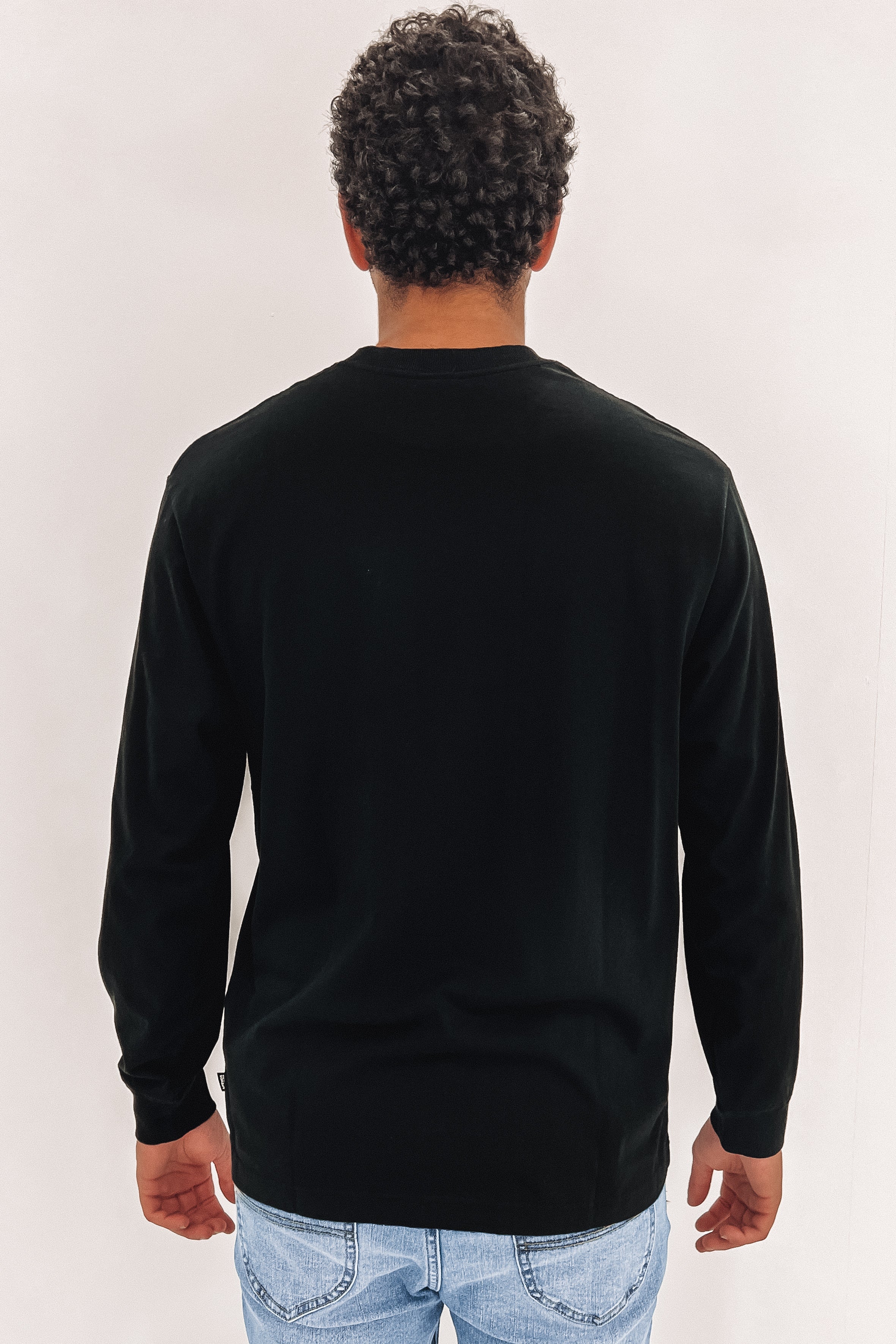 Machine Recycled Long Sleeve Tee Black