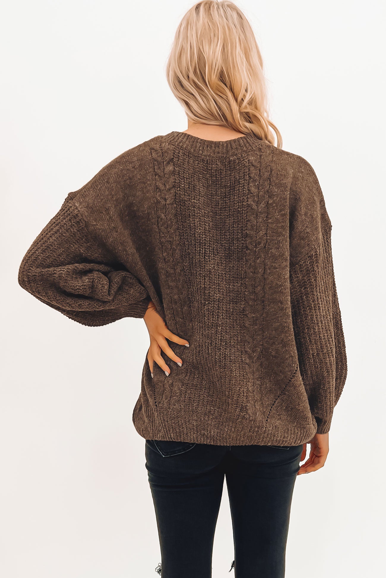 Mae Knit Brown