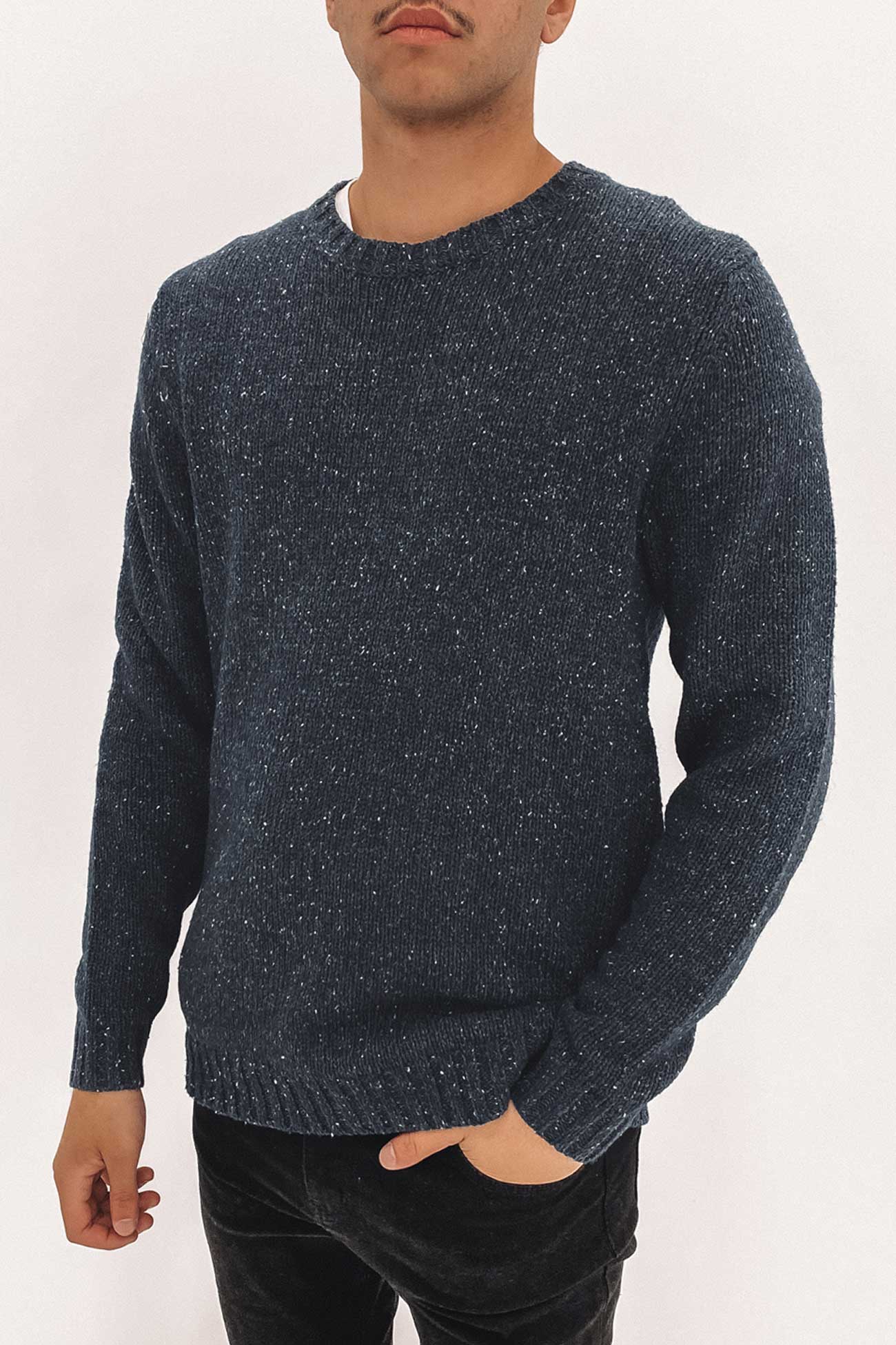 Magnuson Crew Knit Navy Blue