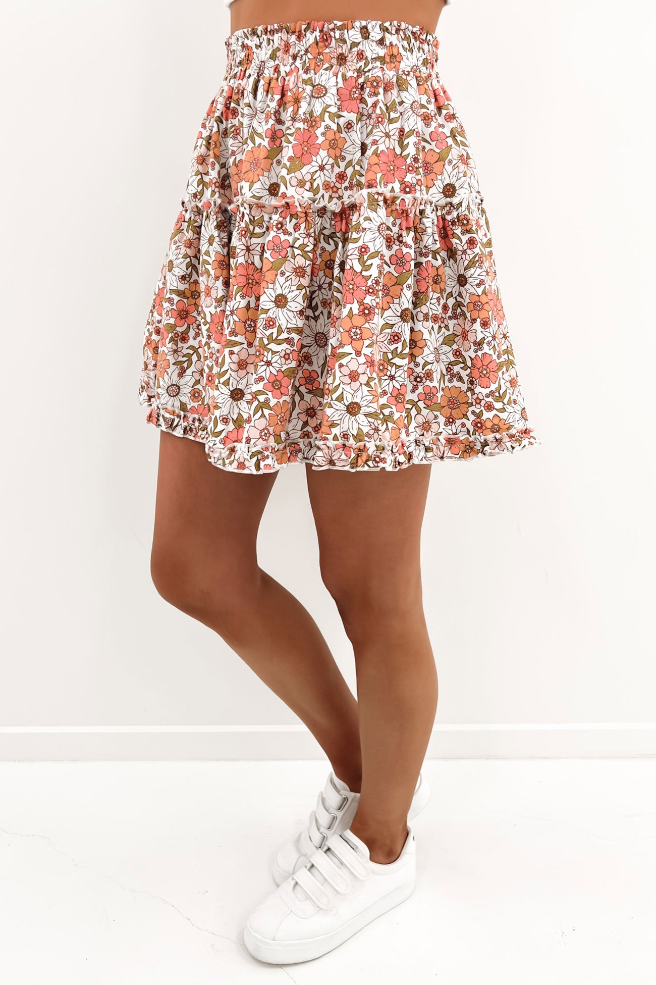 Maisie Floral Mini Skirt Print