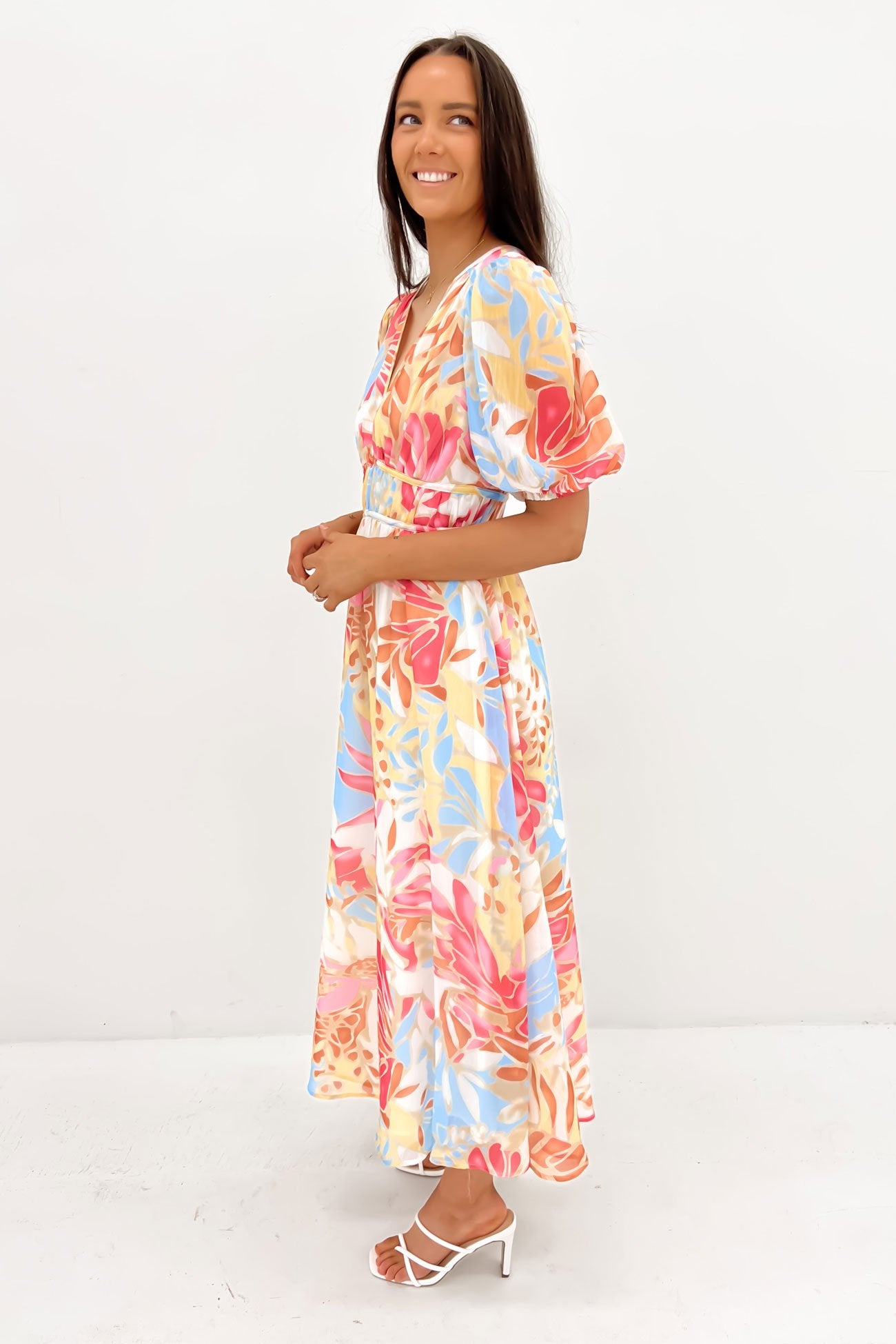 Marcus Midi Dress Miami Floral