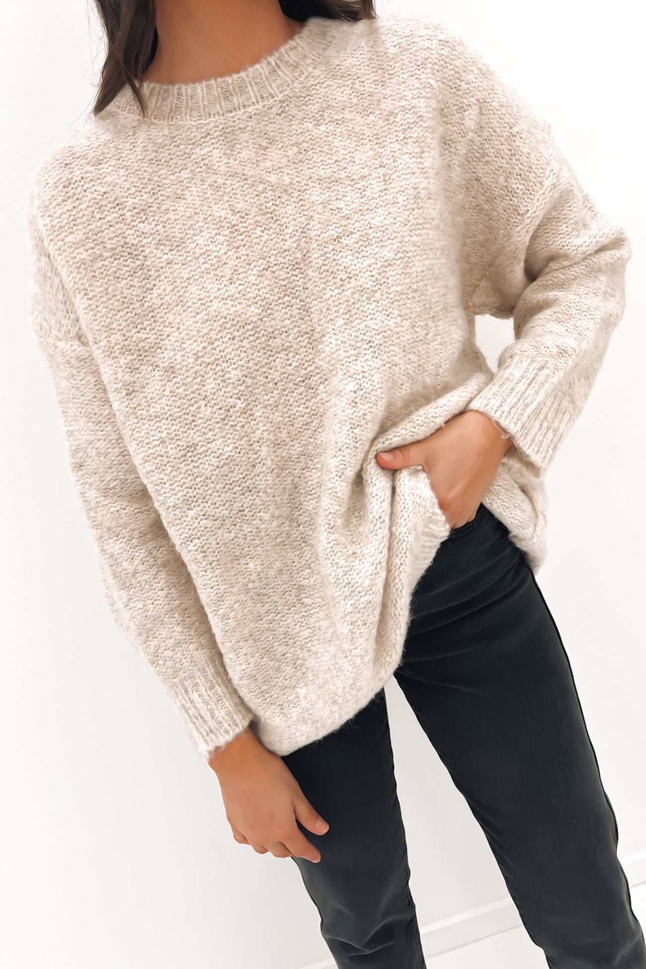 Matthew Knit Beige