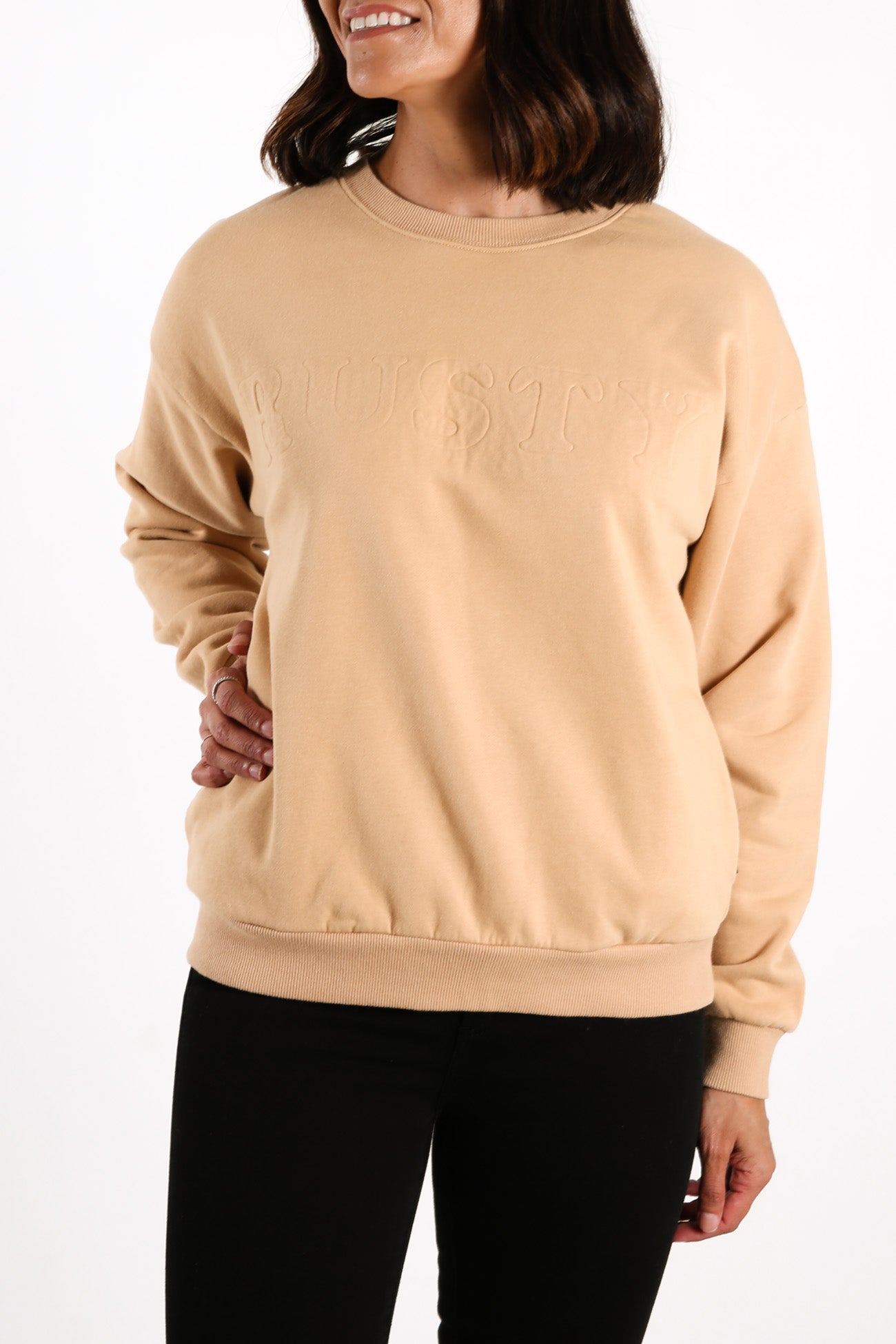 Mia Crew Neck Fleece Light Fennel