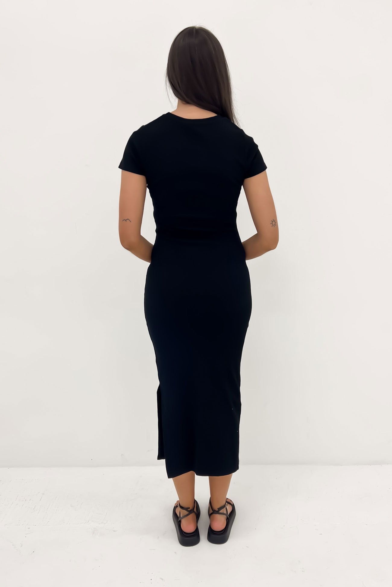 Mika Midi Dress Black