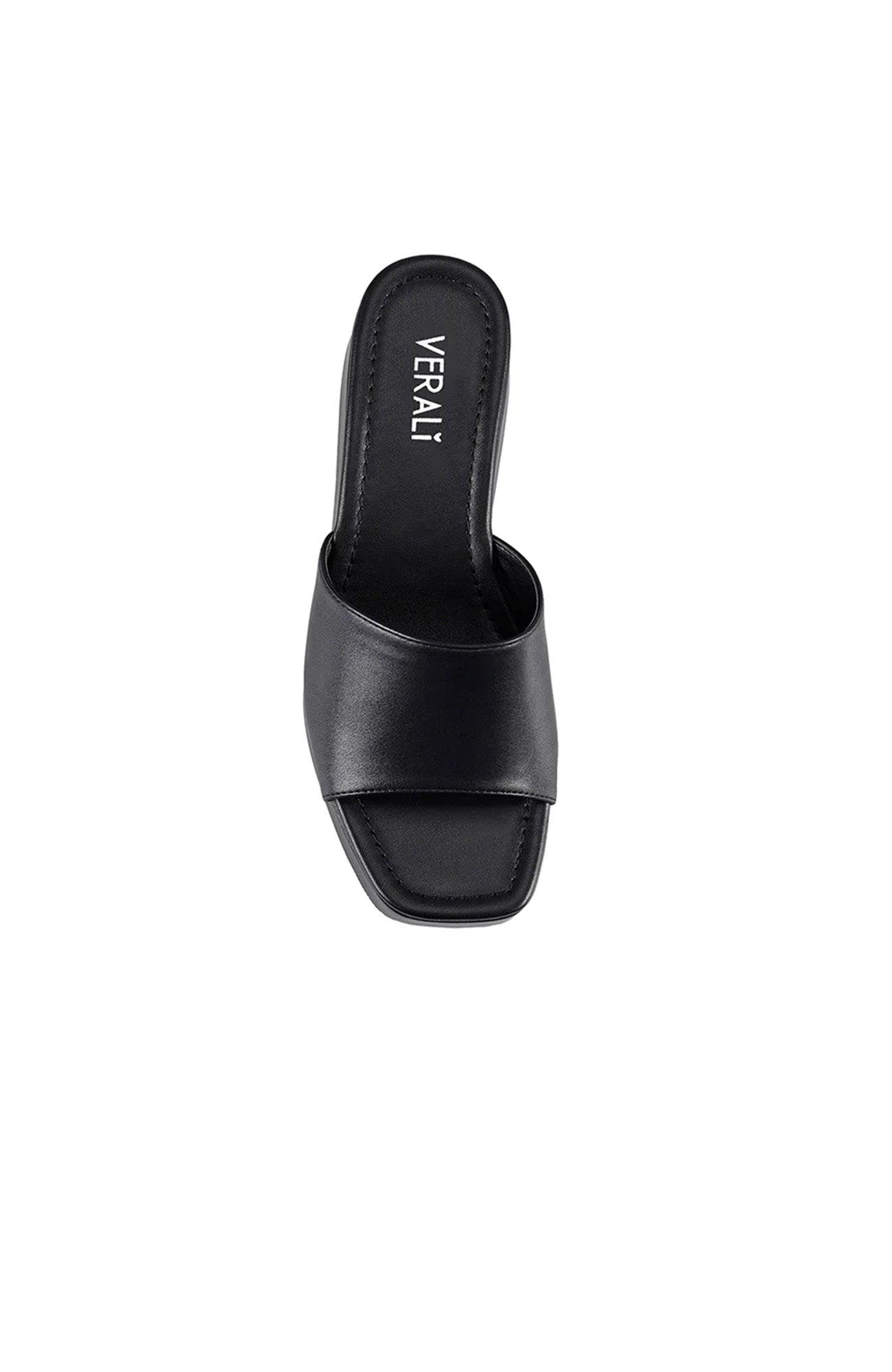 Millie Flatform Slides Black Smooth