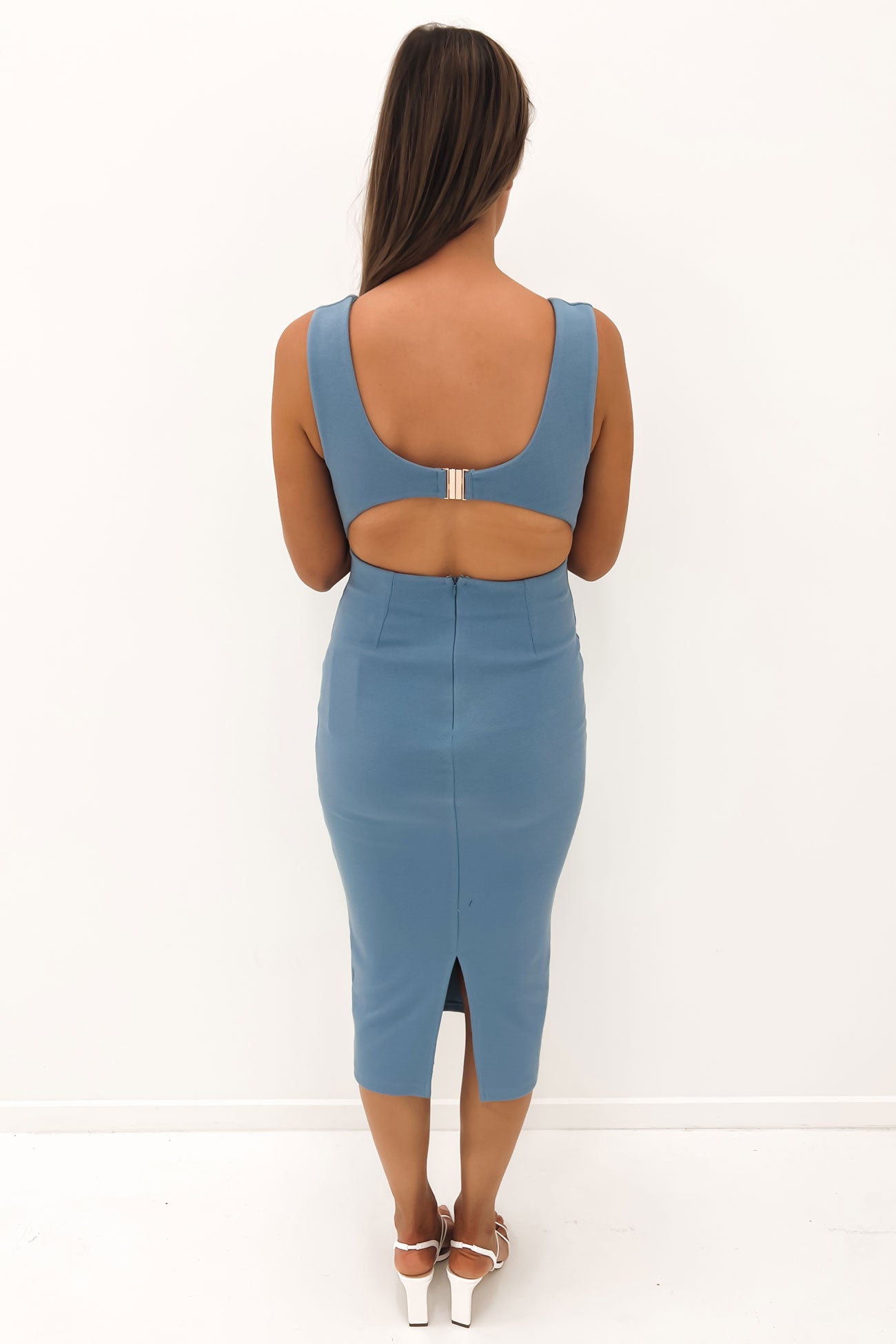 Millow Midi Dress Blue