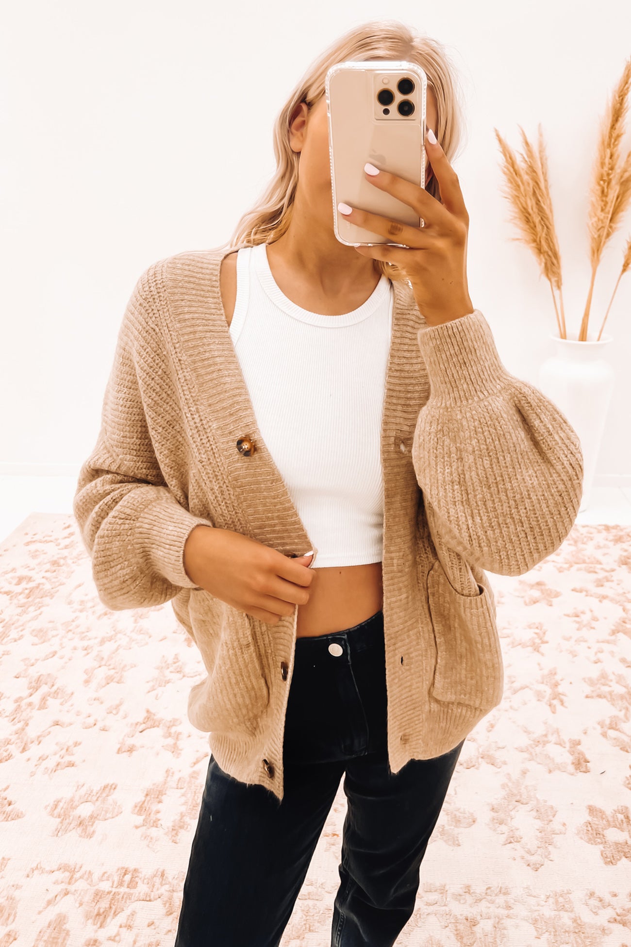 Milly Cardigan Beige