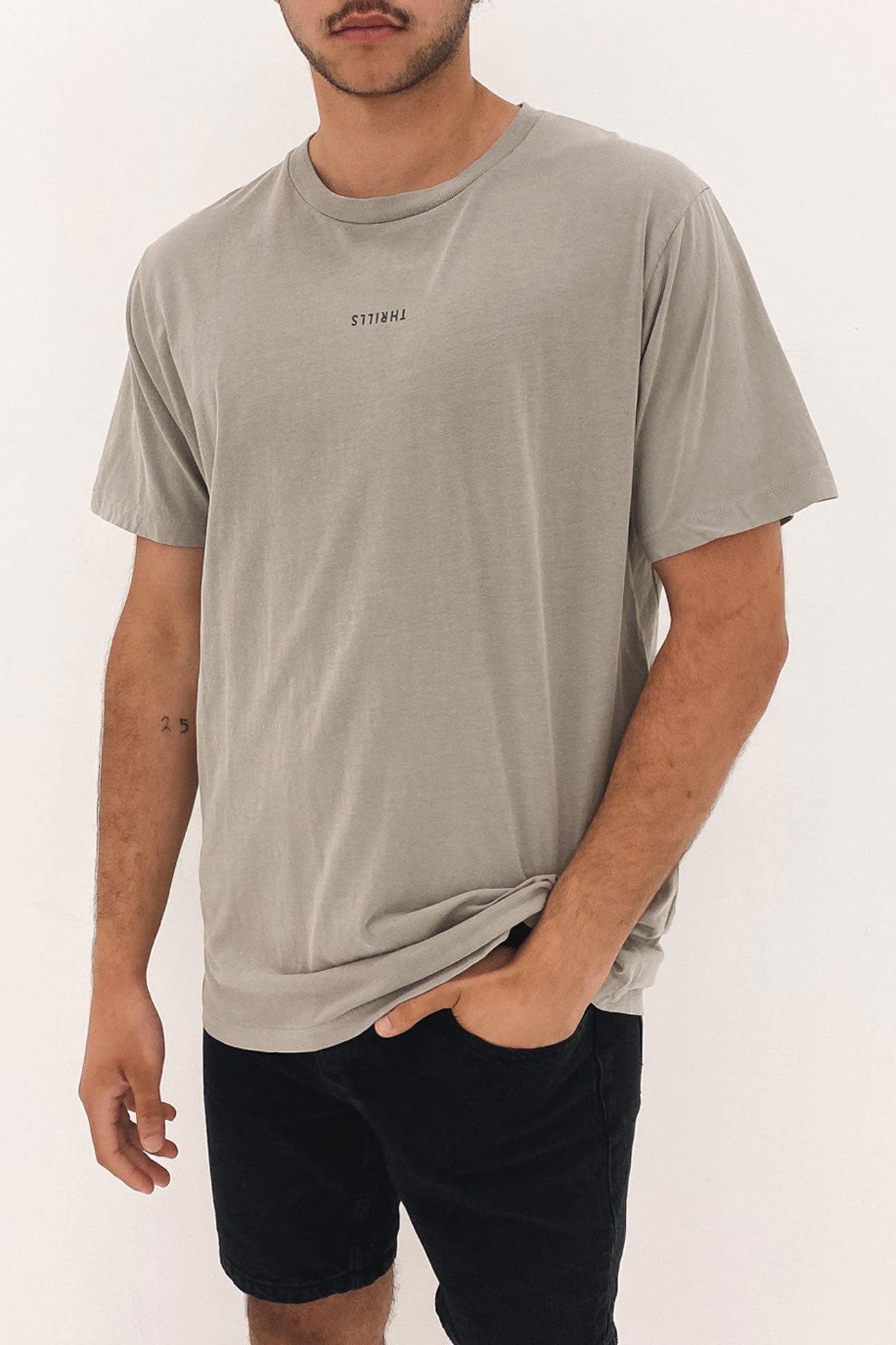 Minimal Thrills Merch Fit Tee Fog