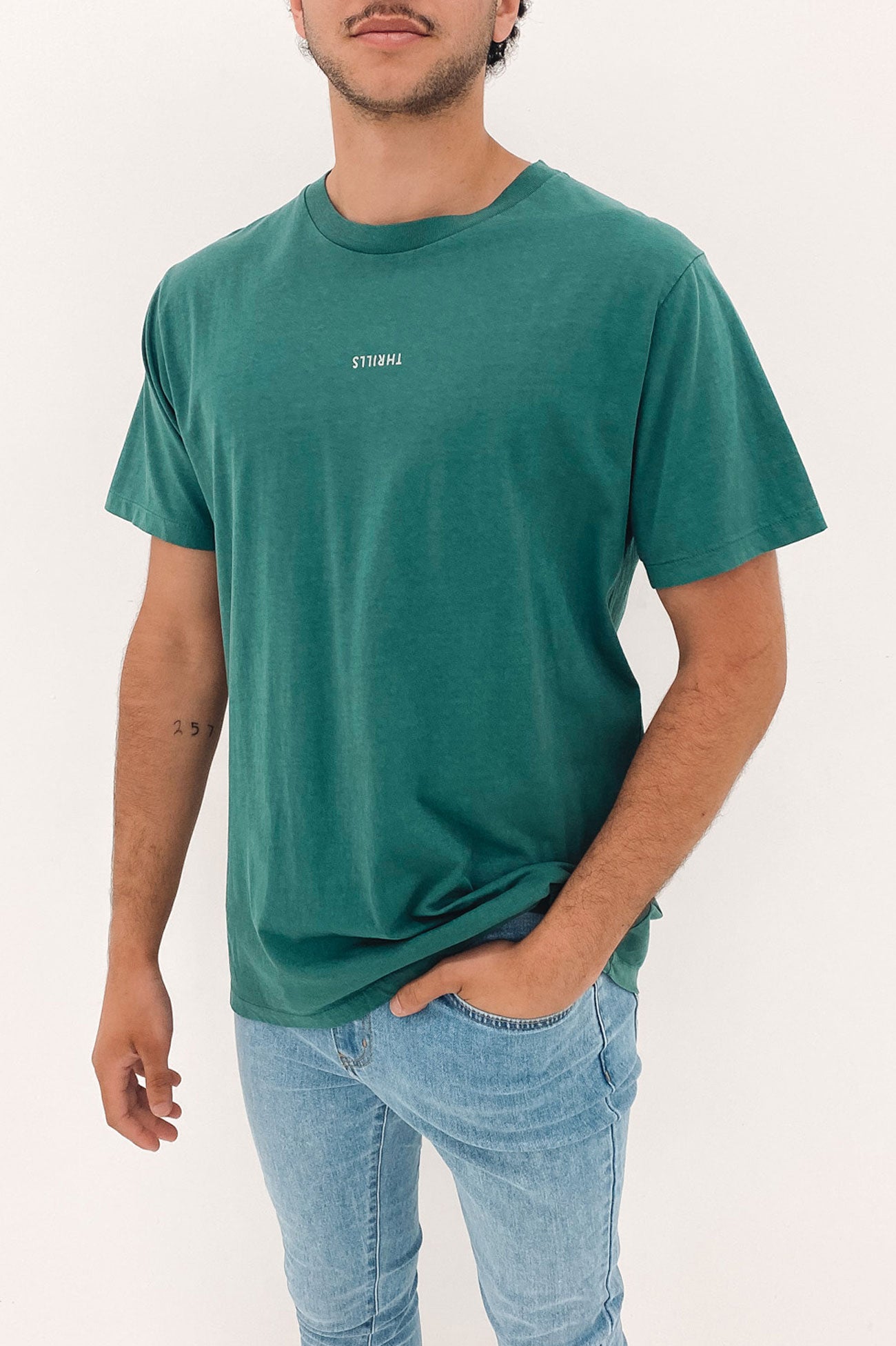 Minimal Thrills Merch Fit Tee Mallard Green