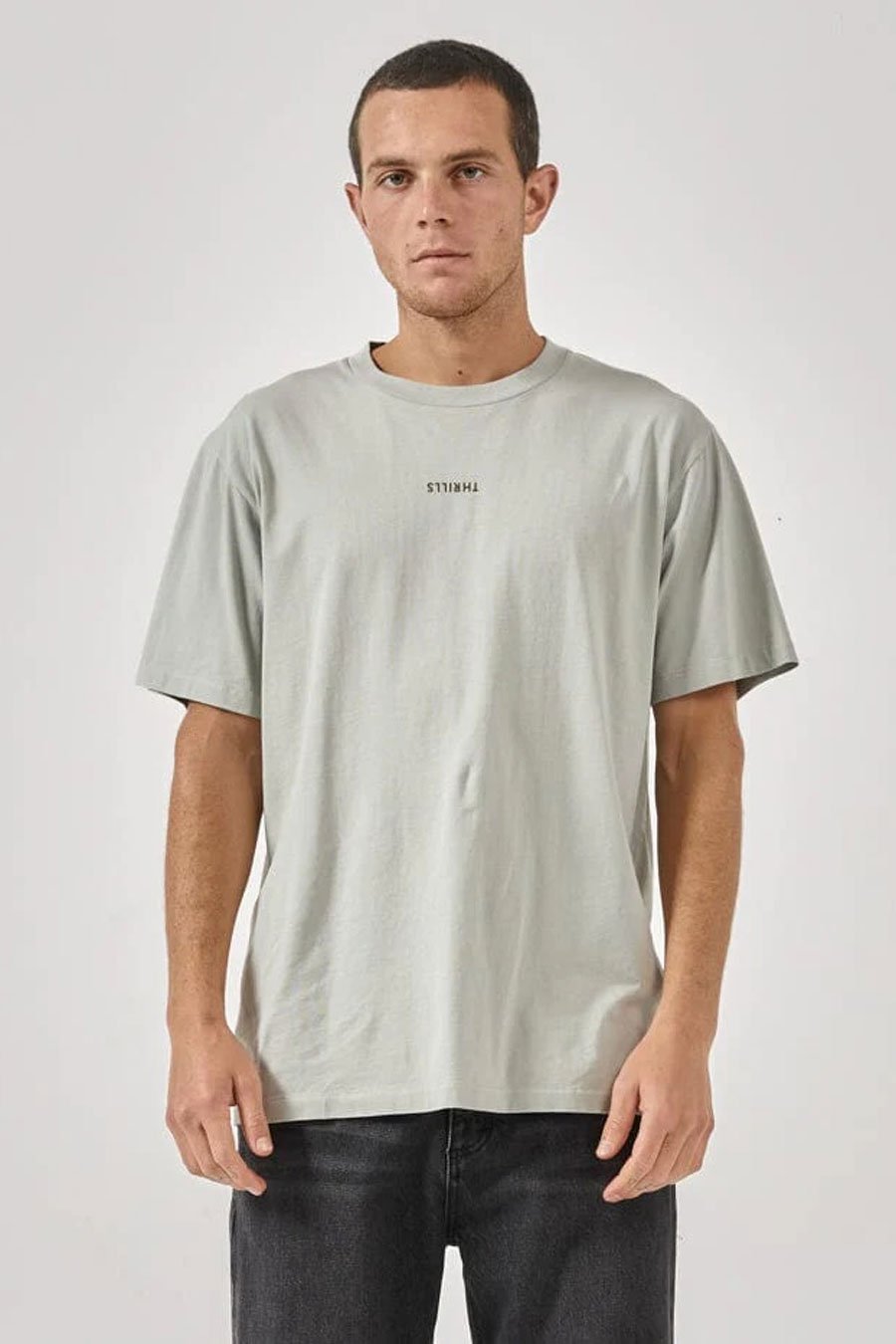 Minimal Thrills Merch Fit Tee Sage Grey