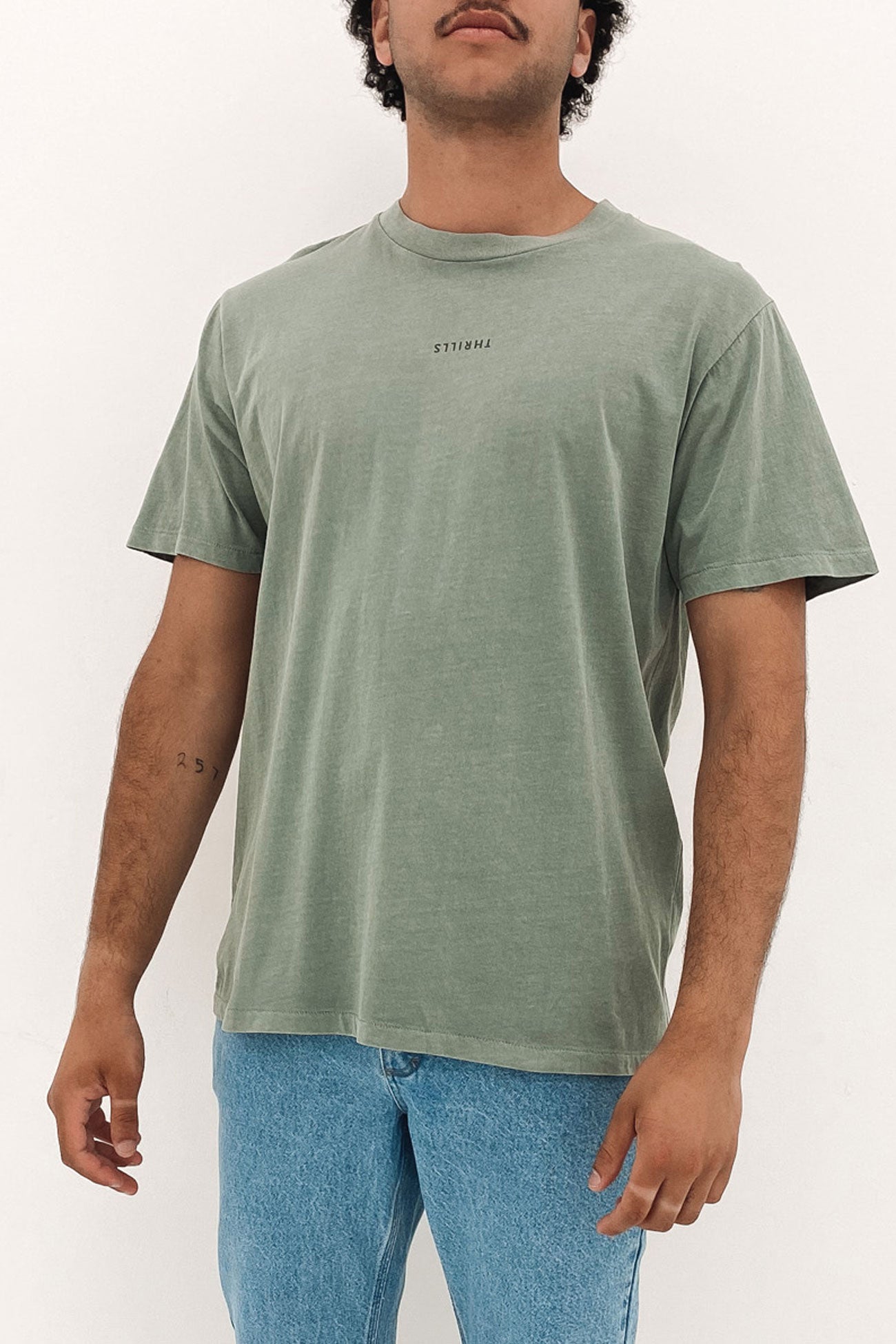 Minimal Thrills Merch Fit Tee Seaglass Green